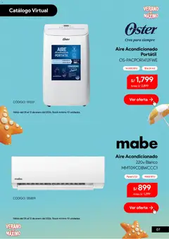 Vista previa de folleto Catálogo Hiraoka  de la Hiraoka válido desde 05.01.2026 | Página: 8 | Productos: Aire acondicionado