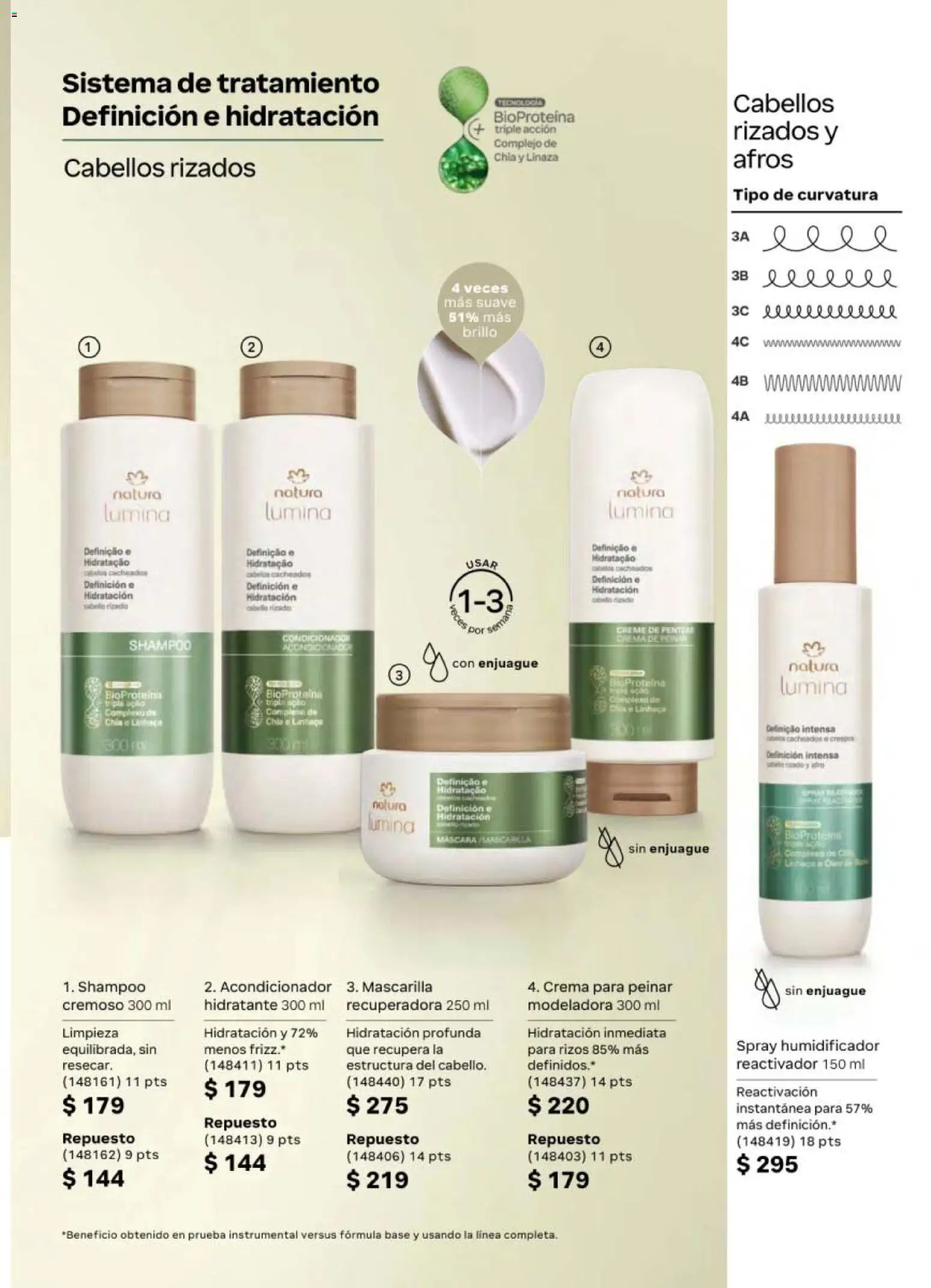 Nuevas ofertas de Natura válidas en toda la República Mexicana desde el 20.02.2026. ¡Encuentra las mejores ofertas en Natura campaña 4 2026! | Página: 125 | Productos: Crema, Brillo, Mascarilla, Acondicionador