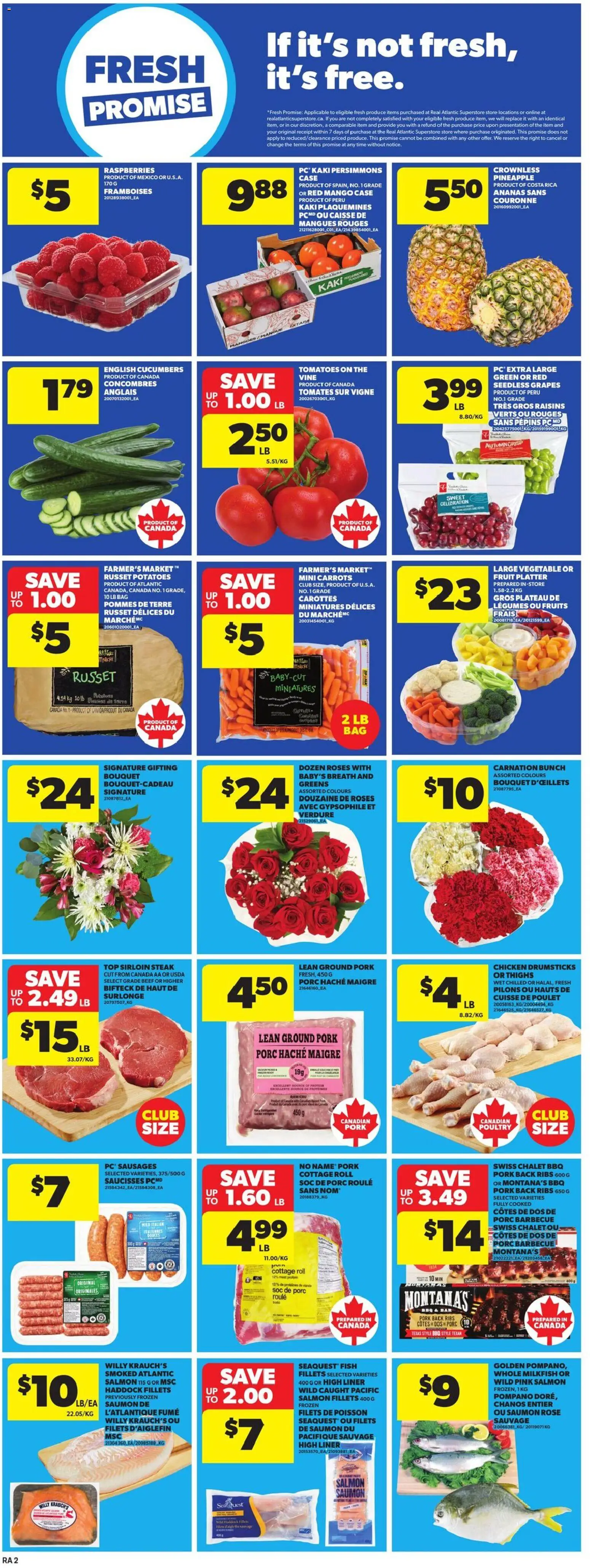 Atlantic Superstore flyer valid from 01.01.2026 | Page: 5 | Products: Potatoes, Case, Bag, Pork