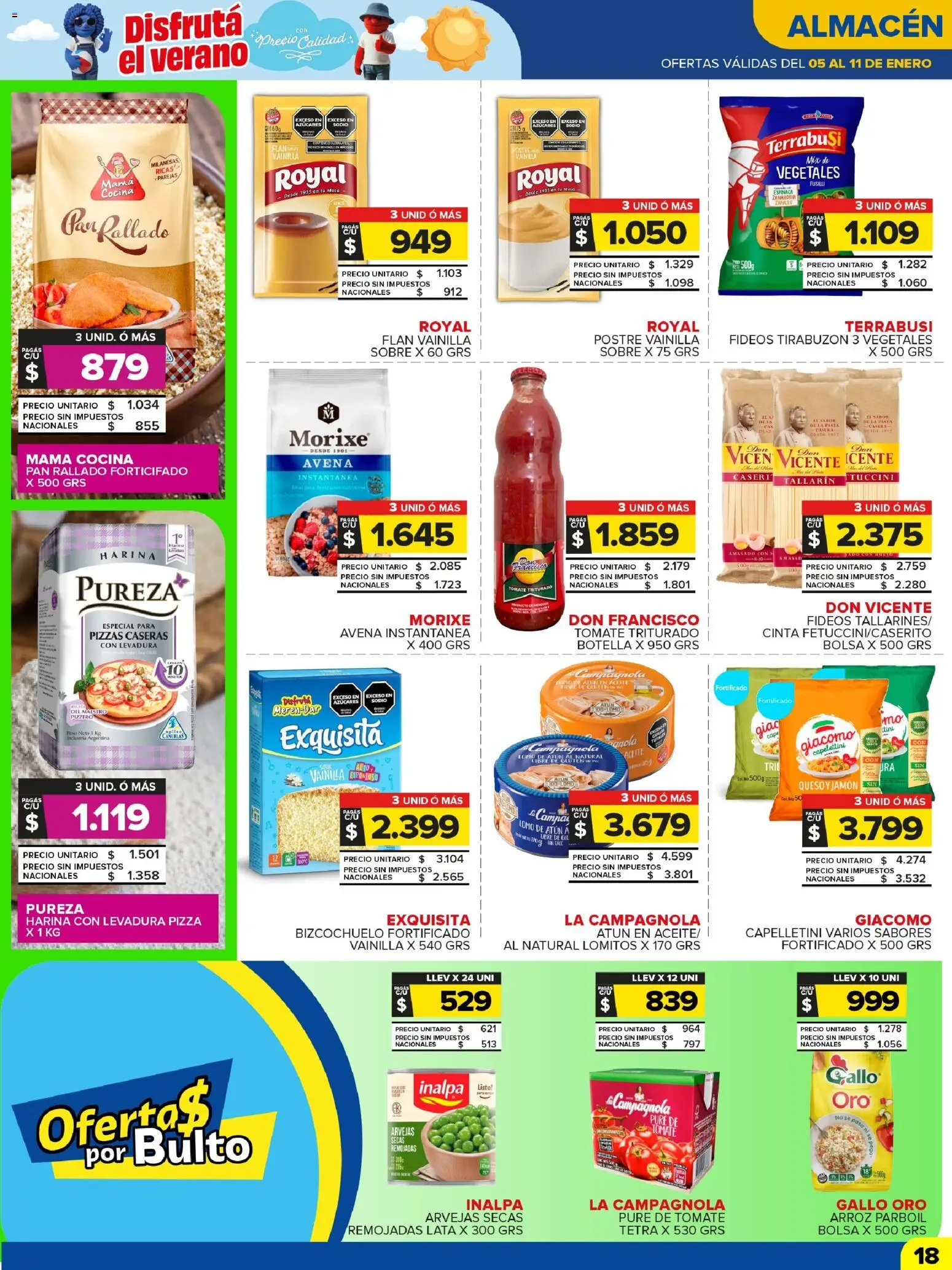 Carrefour Maxi catálogo │ válido desde el 05.01.2026 | Página: 19 | Productos: Aceite, Avena, Espinaca, Fideos