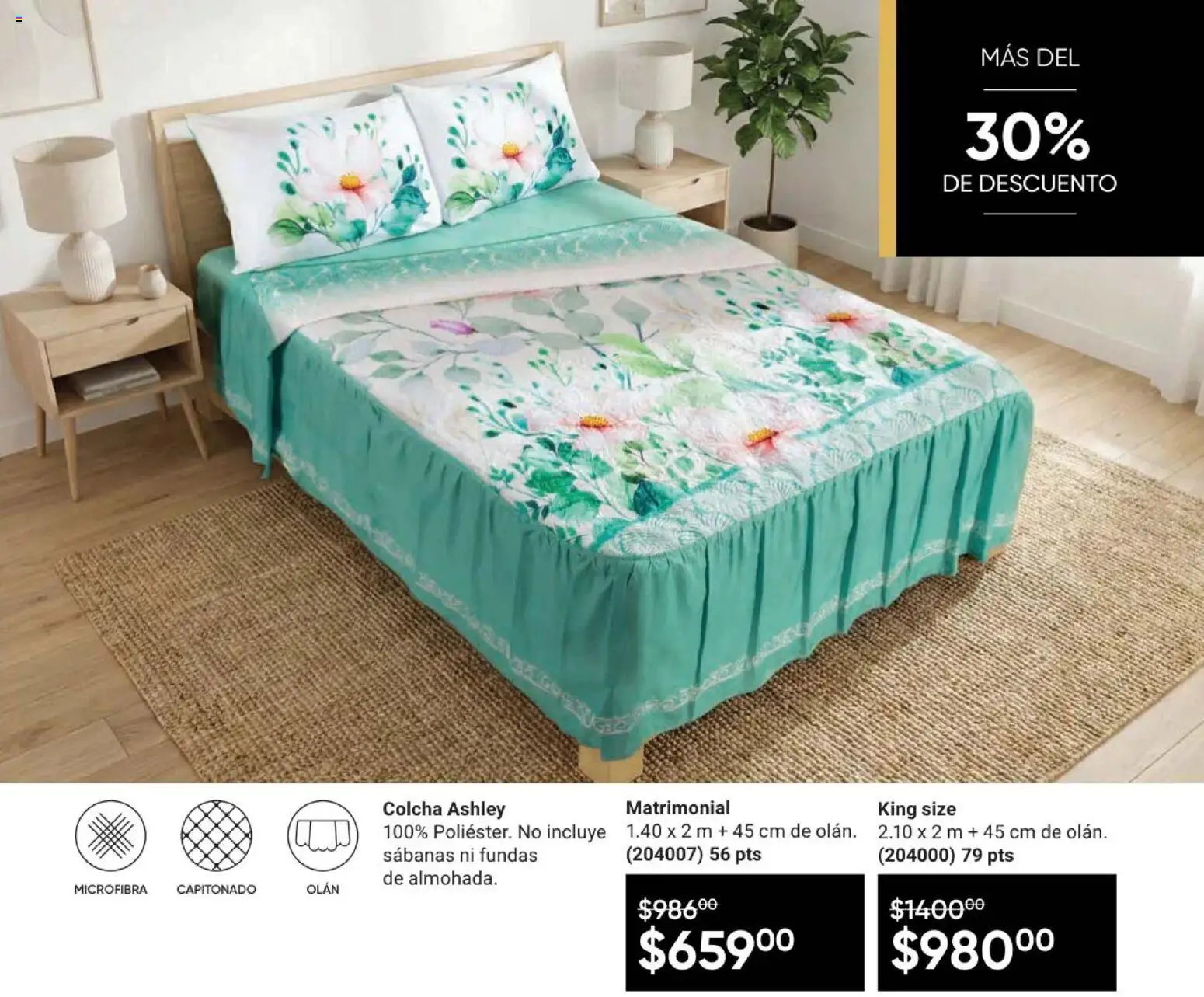 Nuevas ofertas de AVON válidas en toda la República Mexicana desde el 24.04.2026. ¡Encuentra las mejores ofertas en AVON Casa & Estilo 7 2026! | Página: 111 | Productos: Sabanas