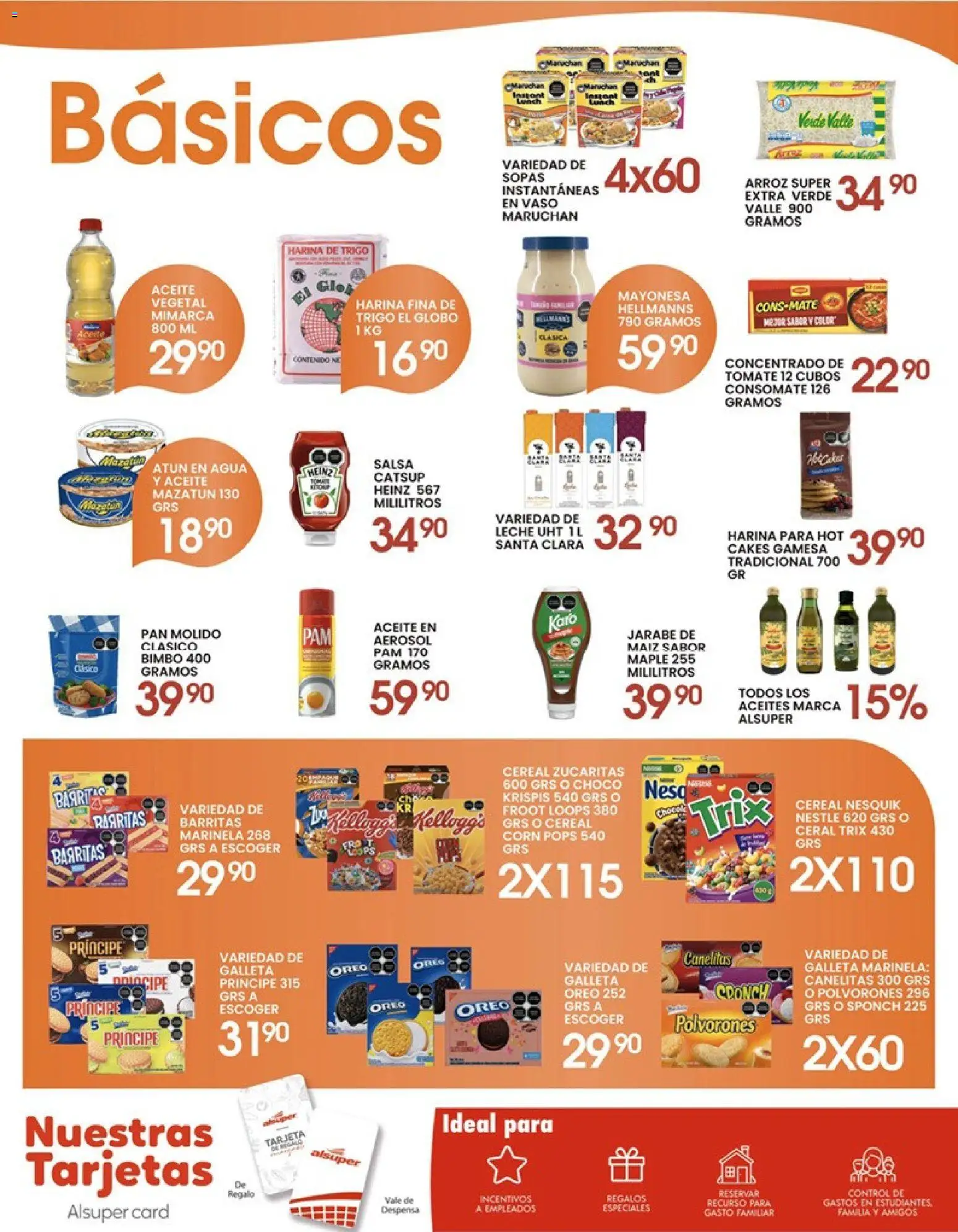 Nuevas ofertas de Alsuper válidas en toda la República Mexicana desde el 24.04.2026. ¡Encuentra las mejores ofertas en Alsuper folleto Chihuahua-Ciudad! | Página: 6 | Productos: Mayonesa, Pan molido, Leche, Despensa