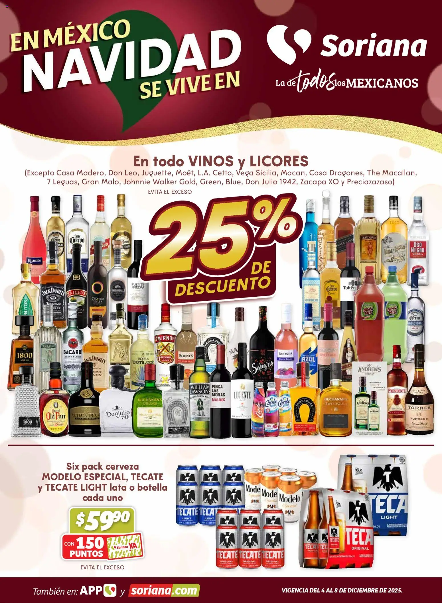 Nuevas ofertas de Soriana válidas en toda la República Mexicana desde el 04.12.2025. ¡Encuentra las mejores ofertas en Soriana - Fin de Semana Híper: Saltillo y Torreón! | Página: 1
