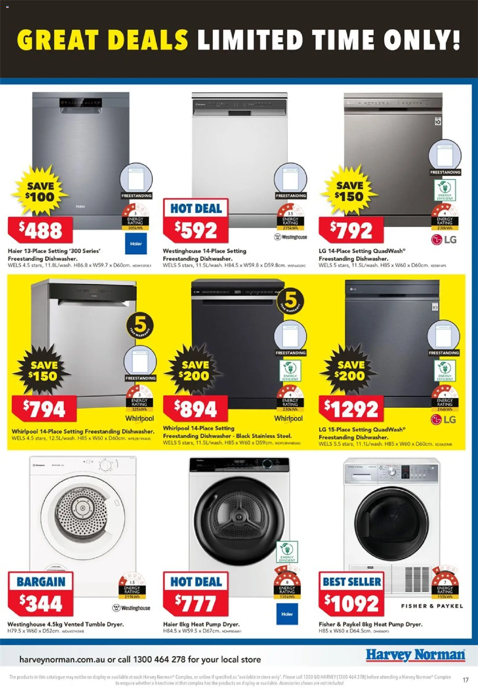 Harvey Norman catalogue - valid from 24.12.2025 | Page: 17 | Products: Accessories, Dishwasher