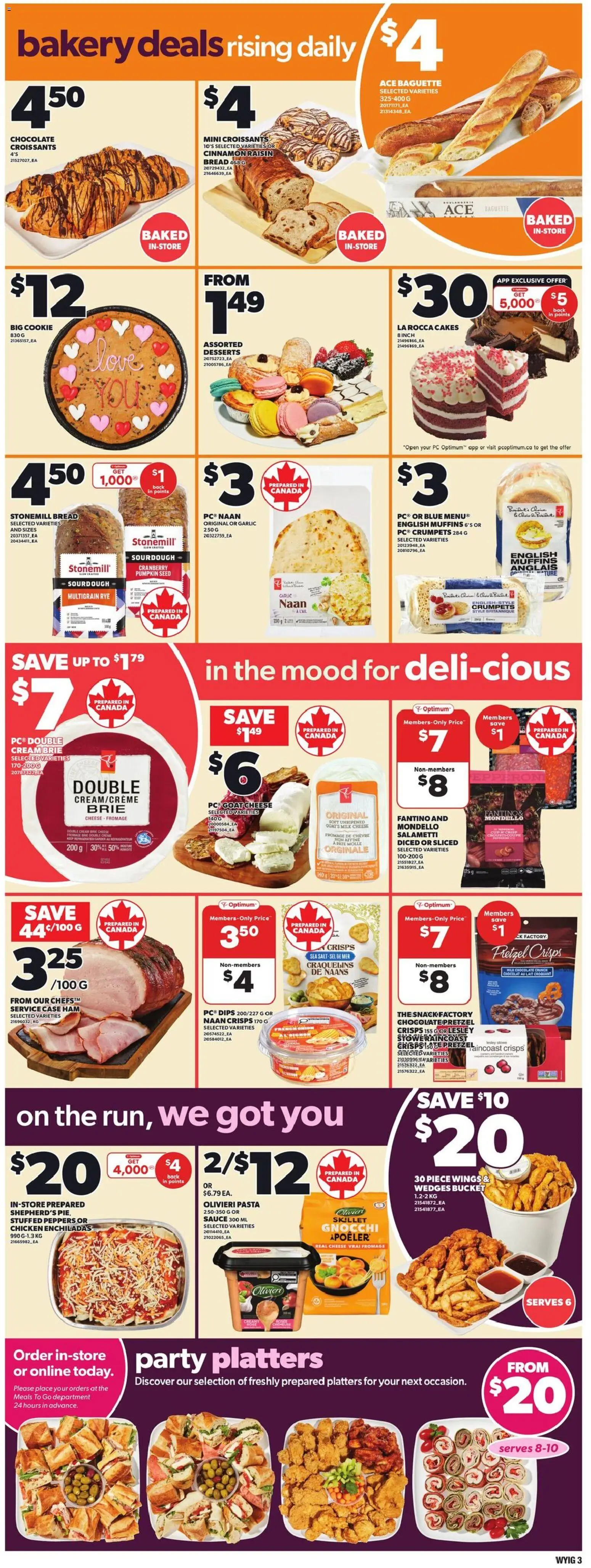 Loblaws flyer valid from 12.02.2026 | Page: 6 | Products: Pasta, Cream, Case, Chocolate