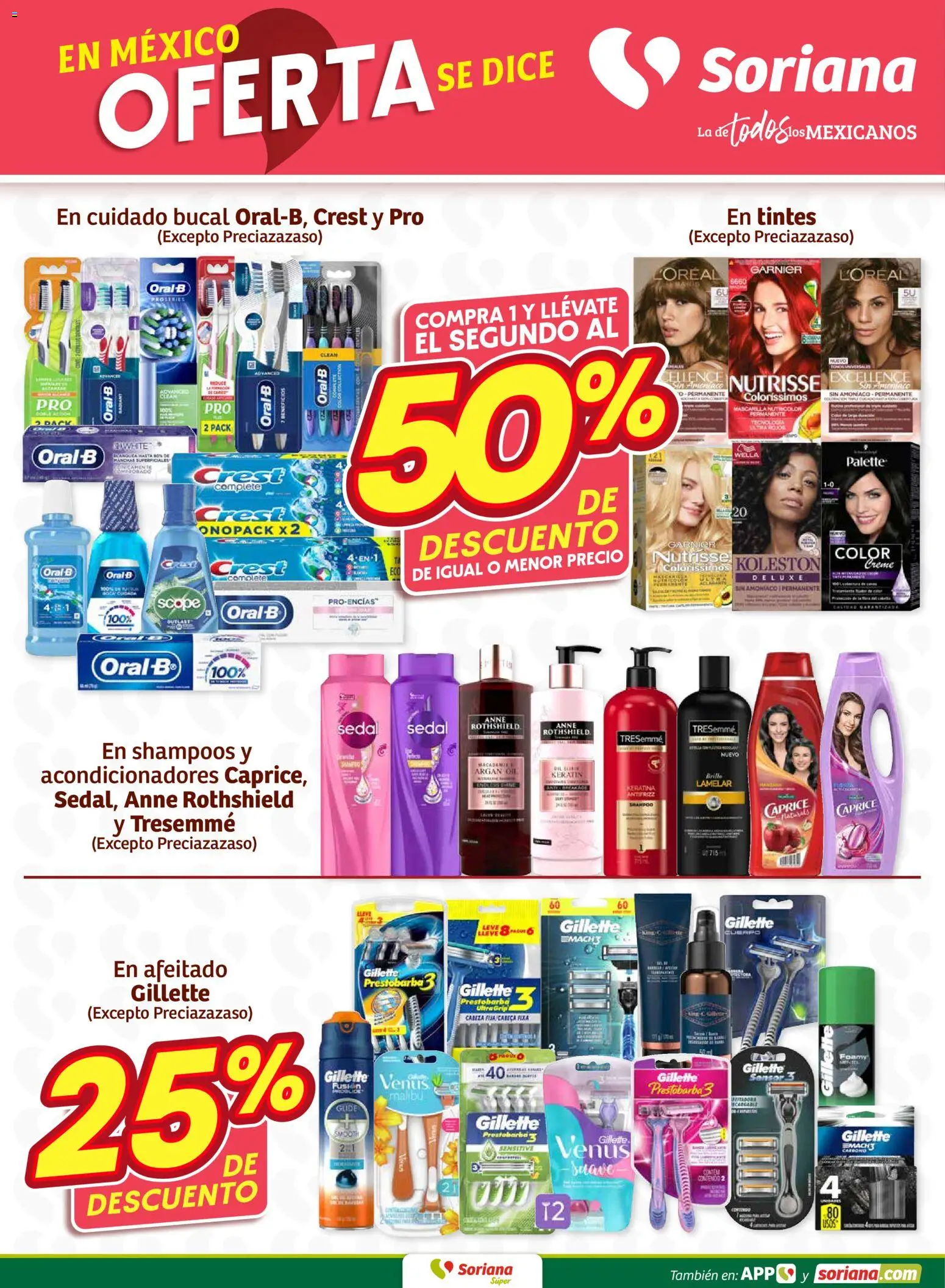 Nuevas ofertas de Soriana válidas en toda la República Mexicana desde el 19.02.2026. ¡Encuentra las mejores ofertas en Soriana - Fin de Semana Súper: BCS, Son y Sin! | Página: 6 | Productos: Mascarilla