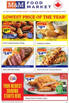 Preview of M&M Food Market weekly flyer / circulaire from shop M&M Food Market valid from 07.08.2025