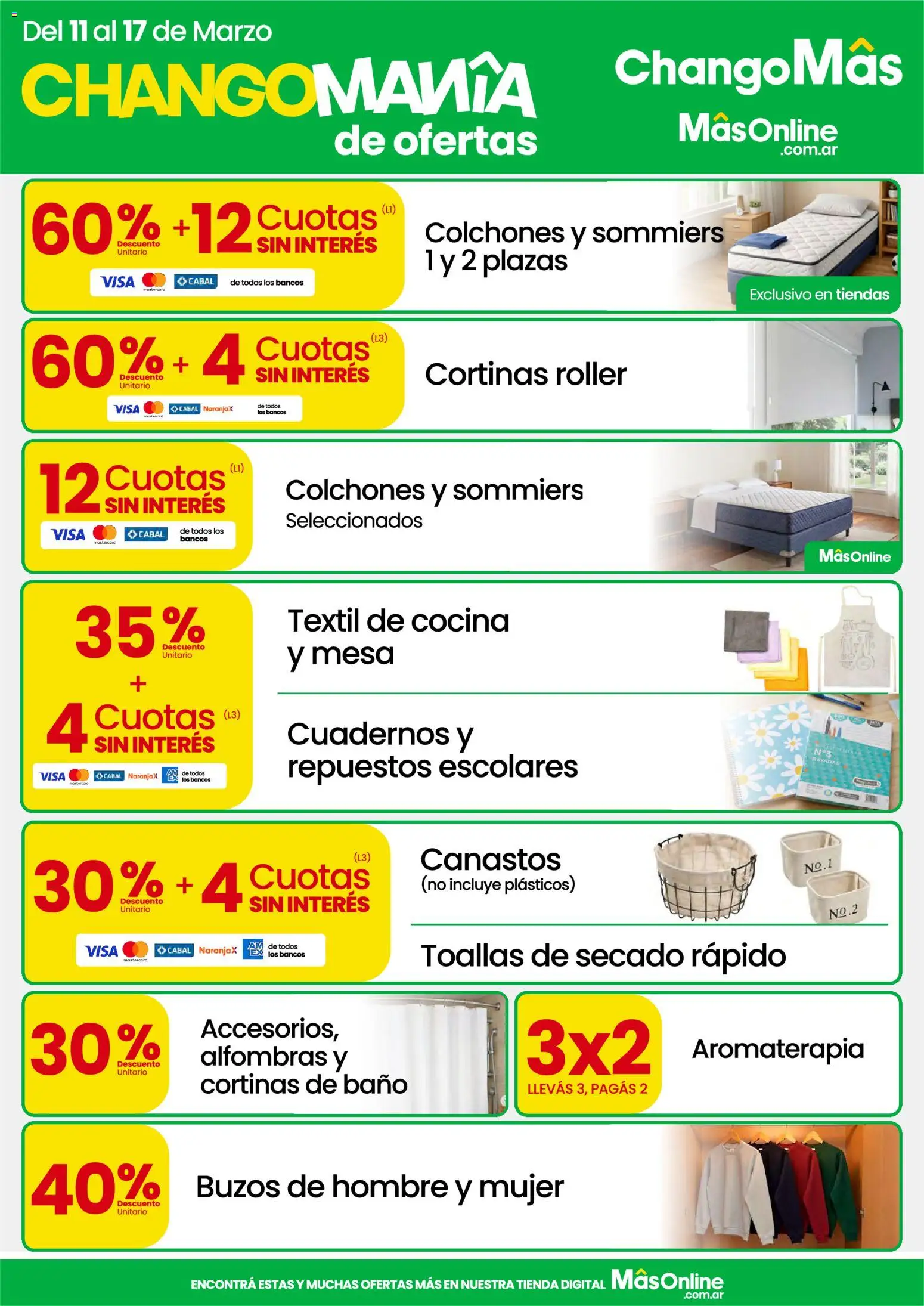 Punto Mayorista catálogo │ válido desde el 11.03.2026 | Página: 7 | Productos: Cocina, Toallas, Cortinas, Mesa