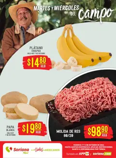 Vista previa de Soriana - Folleto, nuevo folleto de la tienda, válido en México a partir del 07.10.2025