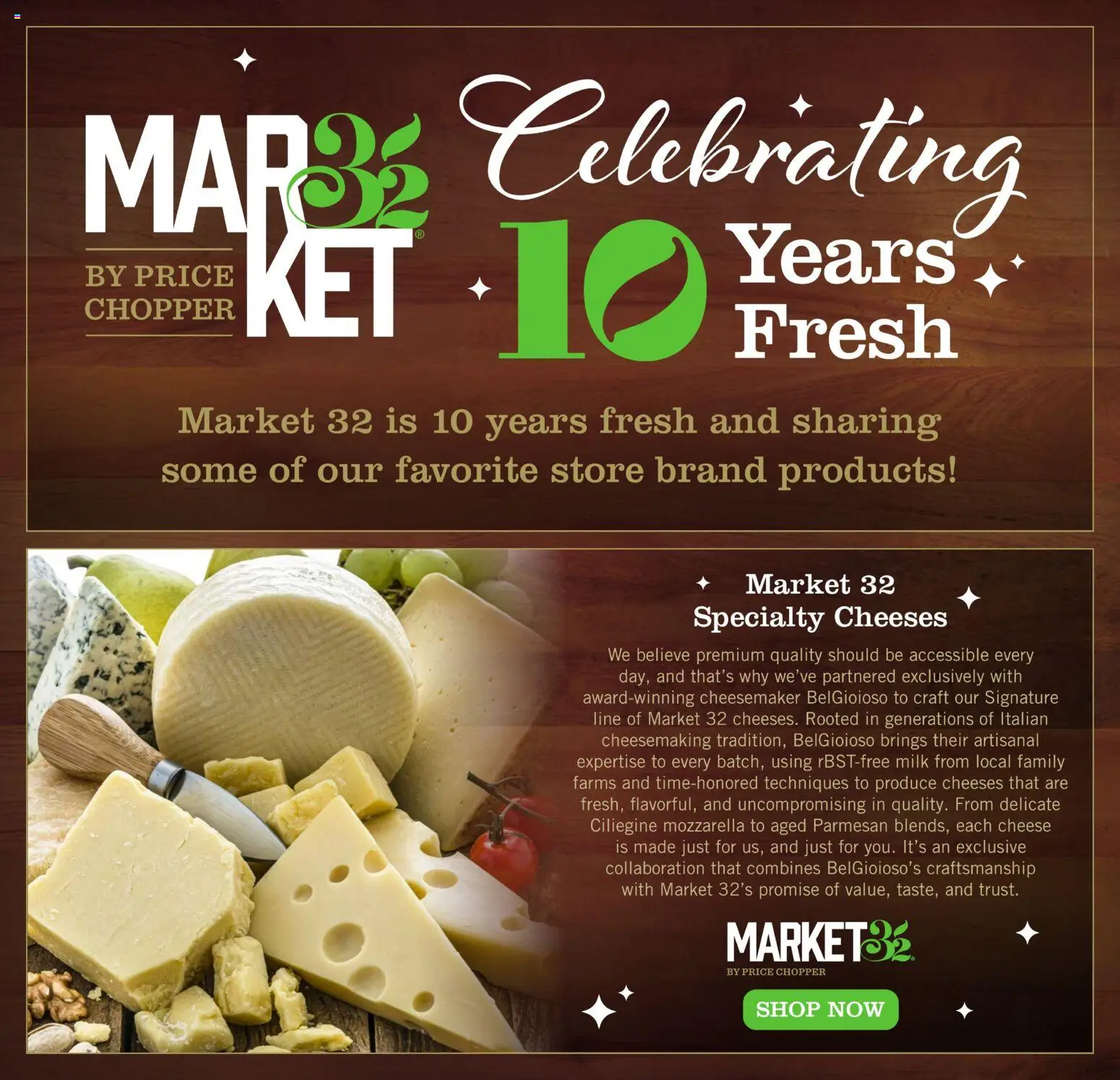 Price Chopper Ten Year Anniversary - valid from 14.09.2025 | Page: 1 | Products: Milk, Cheese