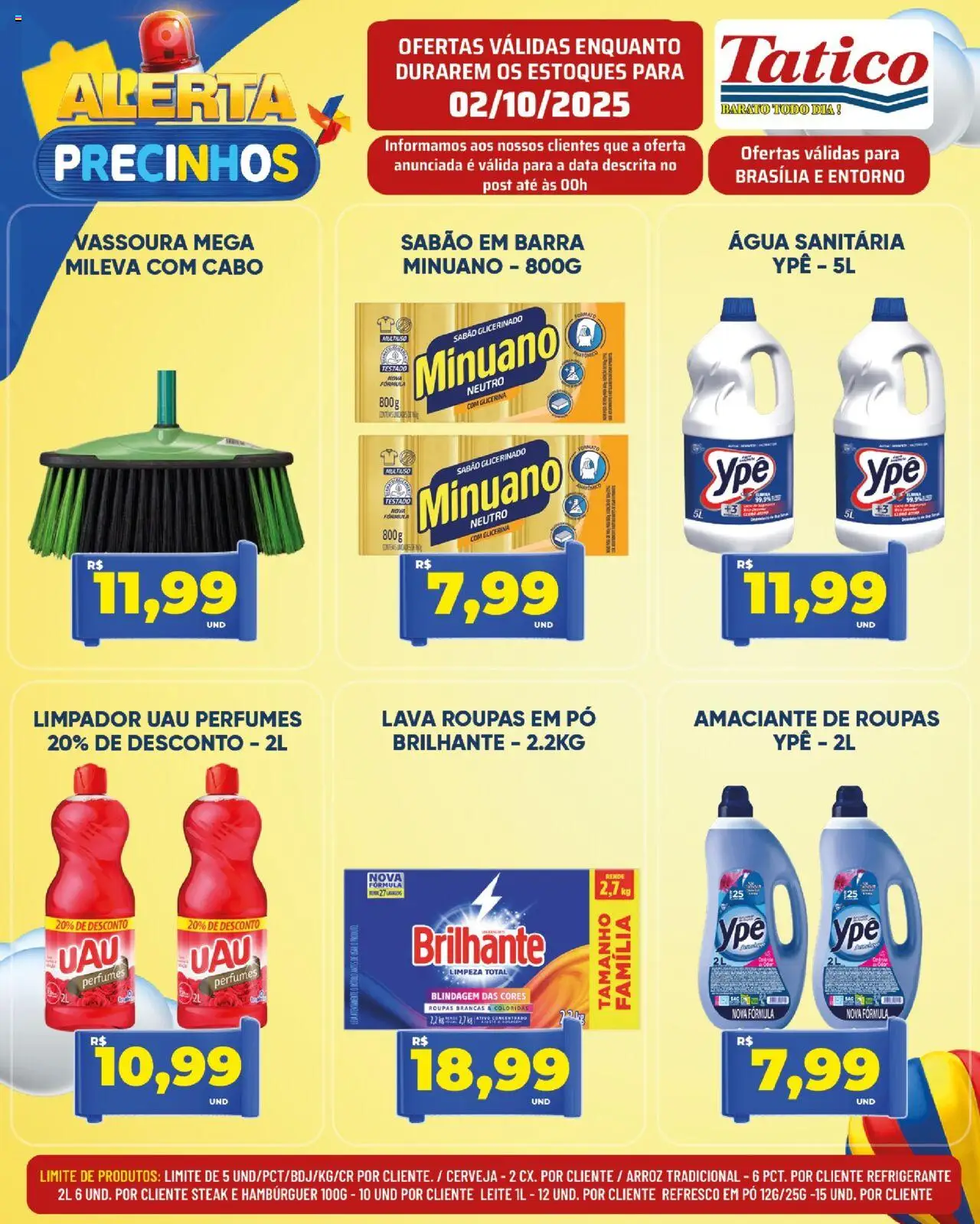 Tatico Folheto - válido de 02.10.2025 | Página: 24 | Produtos: Leite, Roupas, Perfumes, Cabo