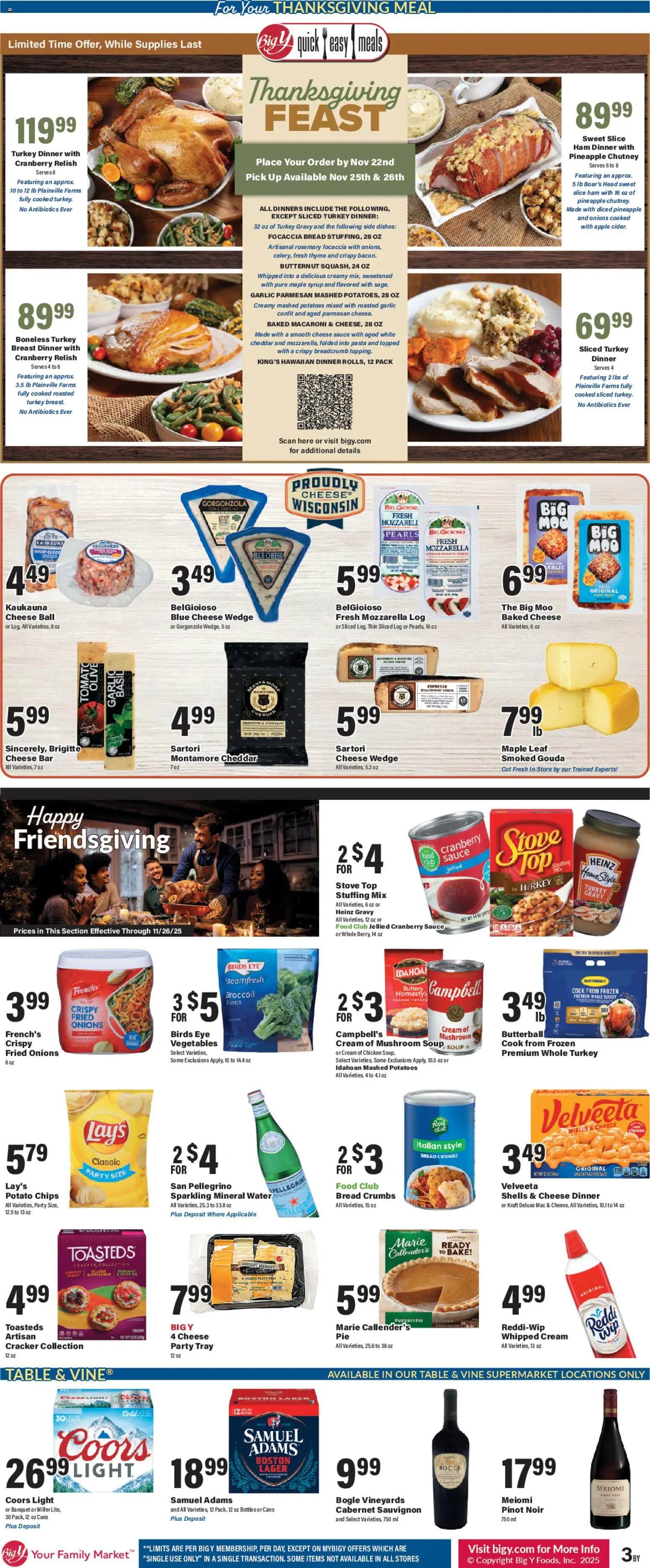 Big Y Weekly Ad - valid from 06.11.2025 | Page: 5 | Products: Eye Cream, Pineapple, Cream, Potatoes