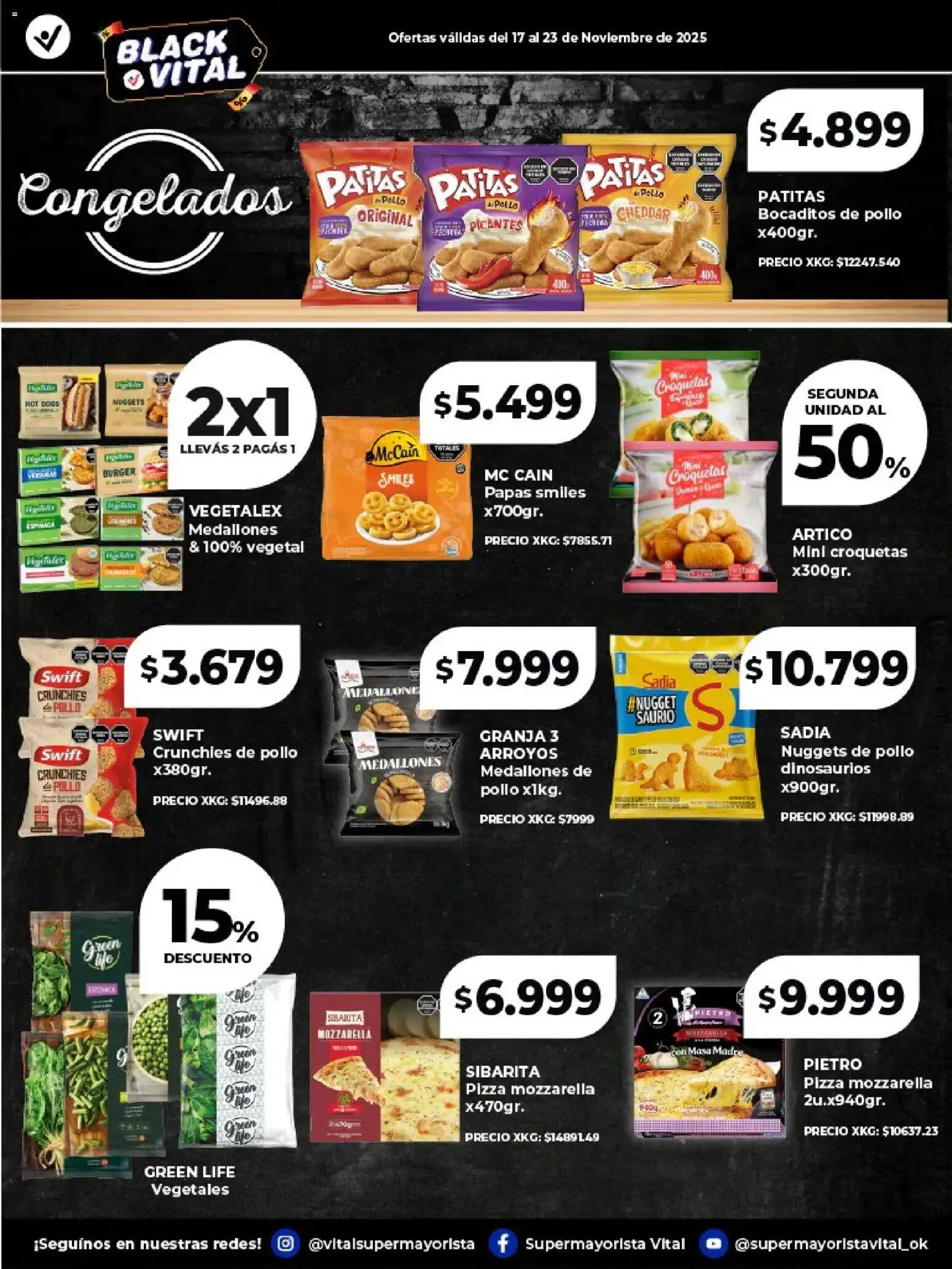 Vital - Especial de frescos - Abasto │ válido desde el 17.11.2025 | Página: 7 | Productos: Pollo, Pizza