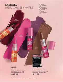 Catálogo Avon válido desde 18.06.2025 | Página: 57 | Productos: Delineador, Lápiz labial, Café