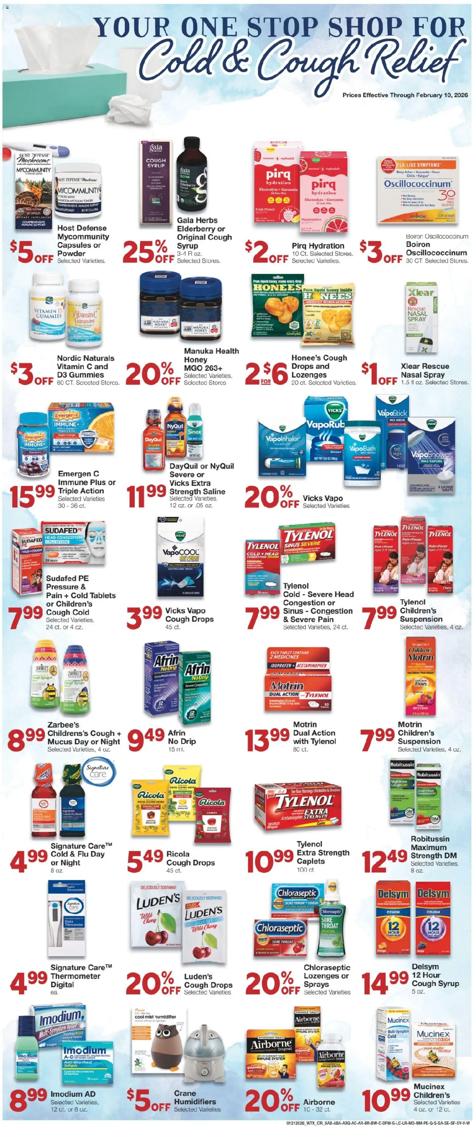 United Supermarkets Weekly Ad - valid from 20.01.2026 | Page: 5 | Products: Couch, Sugar, Lemon, Thermometer