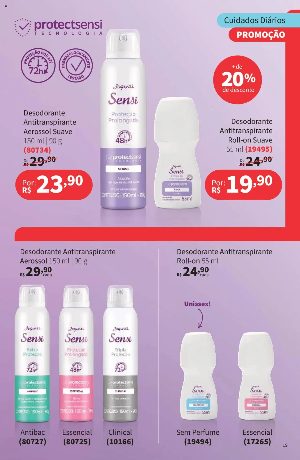 Jequiti Folheto - válido de 19.09.2025 | Página: 19 | Produtos: Perfume, Desodorante