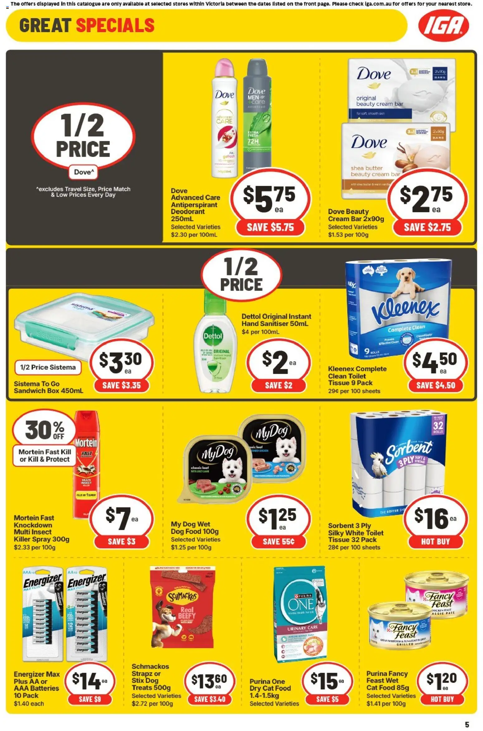 IGA catalogue - valid from 04.03.2026 | Page: 8 | Products: Light, Milk, Oil, Sugar