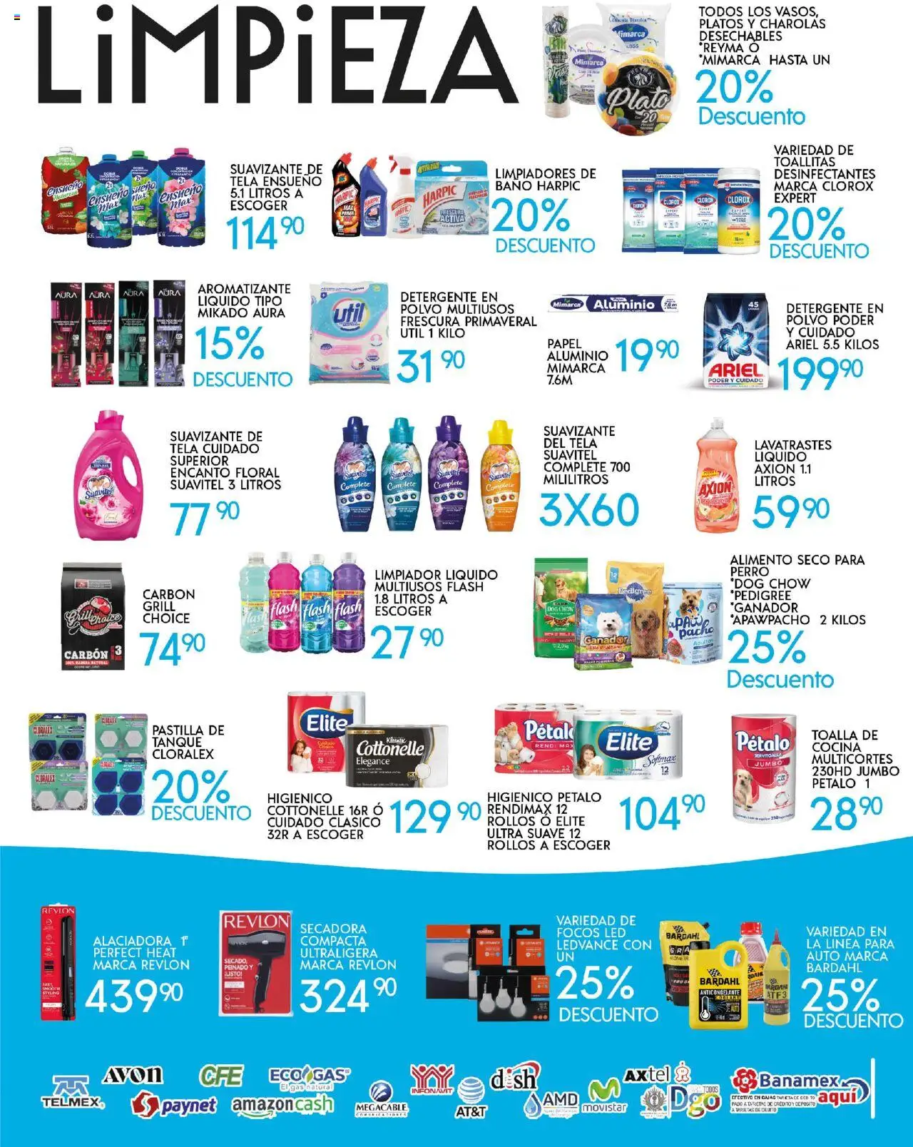 Nuevas ofertas de Alsuper válidas en toda la República Mexicana desde el 03.10.2025. ¡Encuentra las mejores ofertas en Alsuper - Folleto Durango! | Página: 5 | Productos: Detergente, Secadora, Suavizante, Cocina