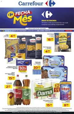 Carrefour Folheto - válido de 25.07.2025 | Página: 2 | Produtos: Guaraná, Chocolate, Cerveja, Papel higiênico
