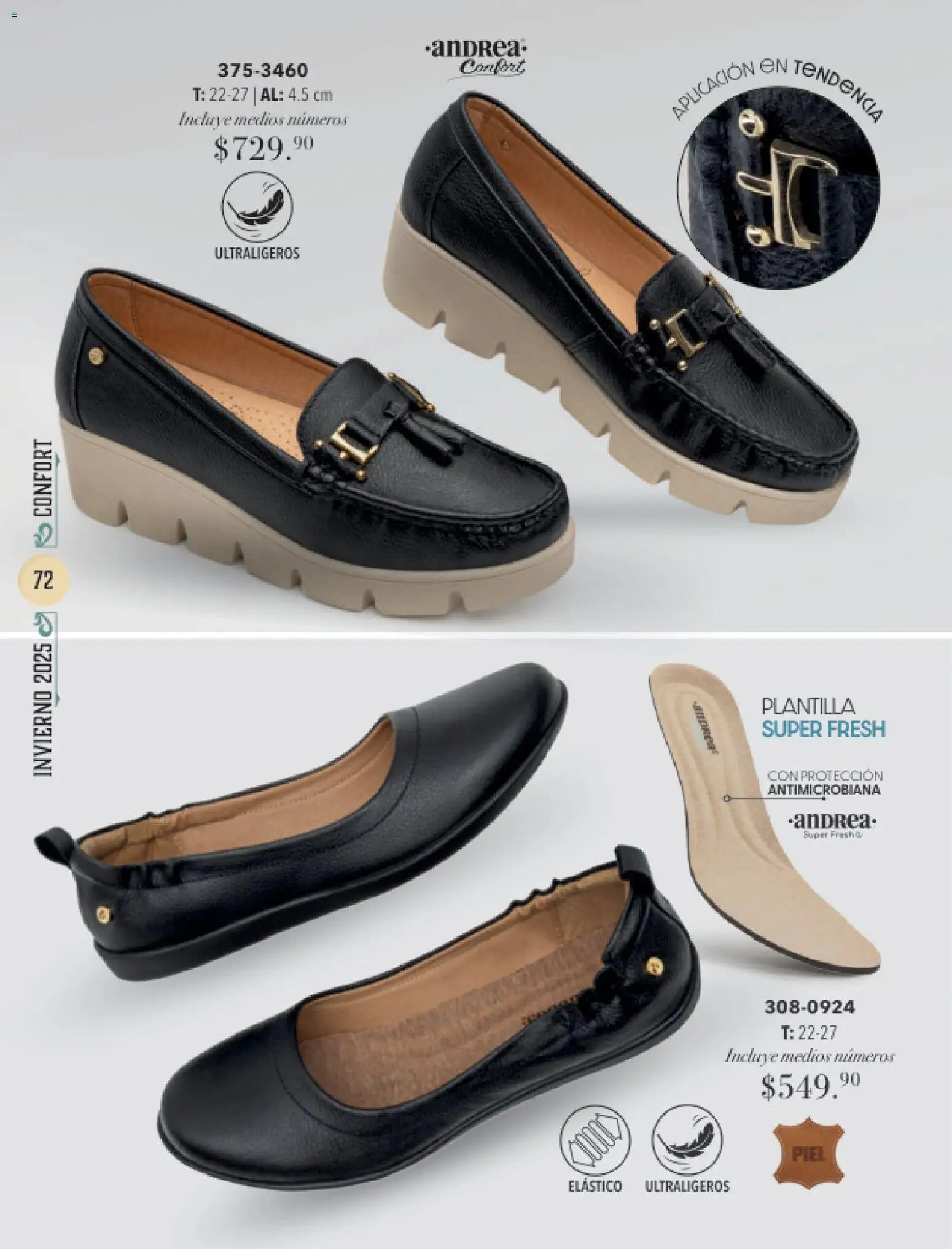 Nuevas ofertas de Andrea válidas en toda la República Mexicana desde el 26.11.2025. ¡Encuentra las mejores ofertas en Andrea catálogo Invierno! | Página: 72