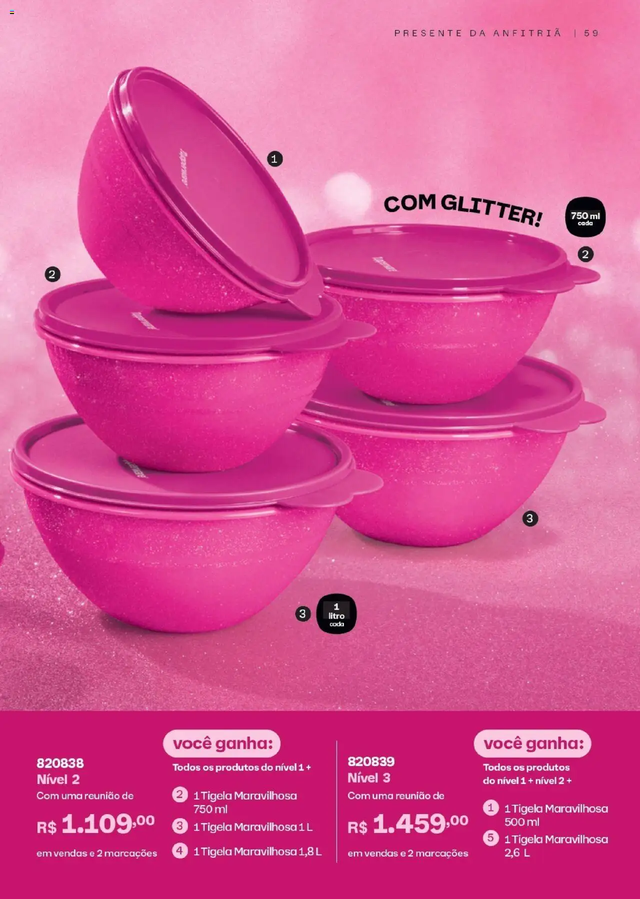 Tupperware Folheto - válido de 01.08.2025 | Página: 59 | Produtos: Tigela