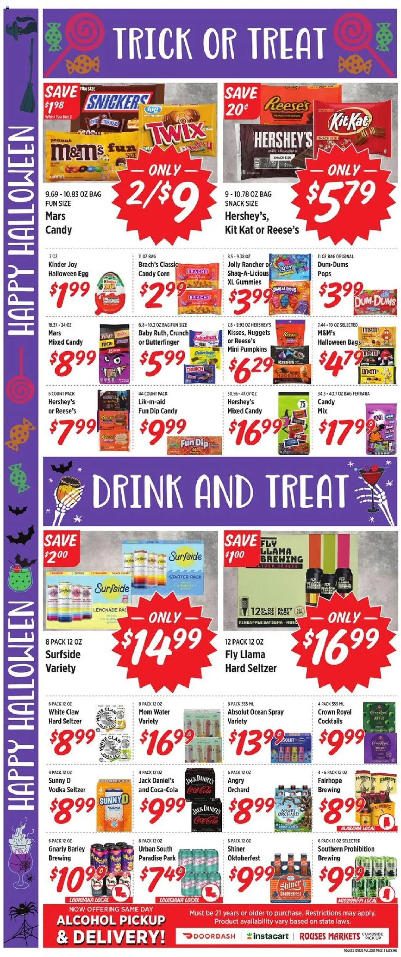 Rouses Weekly Ad - MS - valid from 15.10.2025 | Page: 6 | Products: Corn, Chocolate, Pineapple, Water
