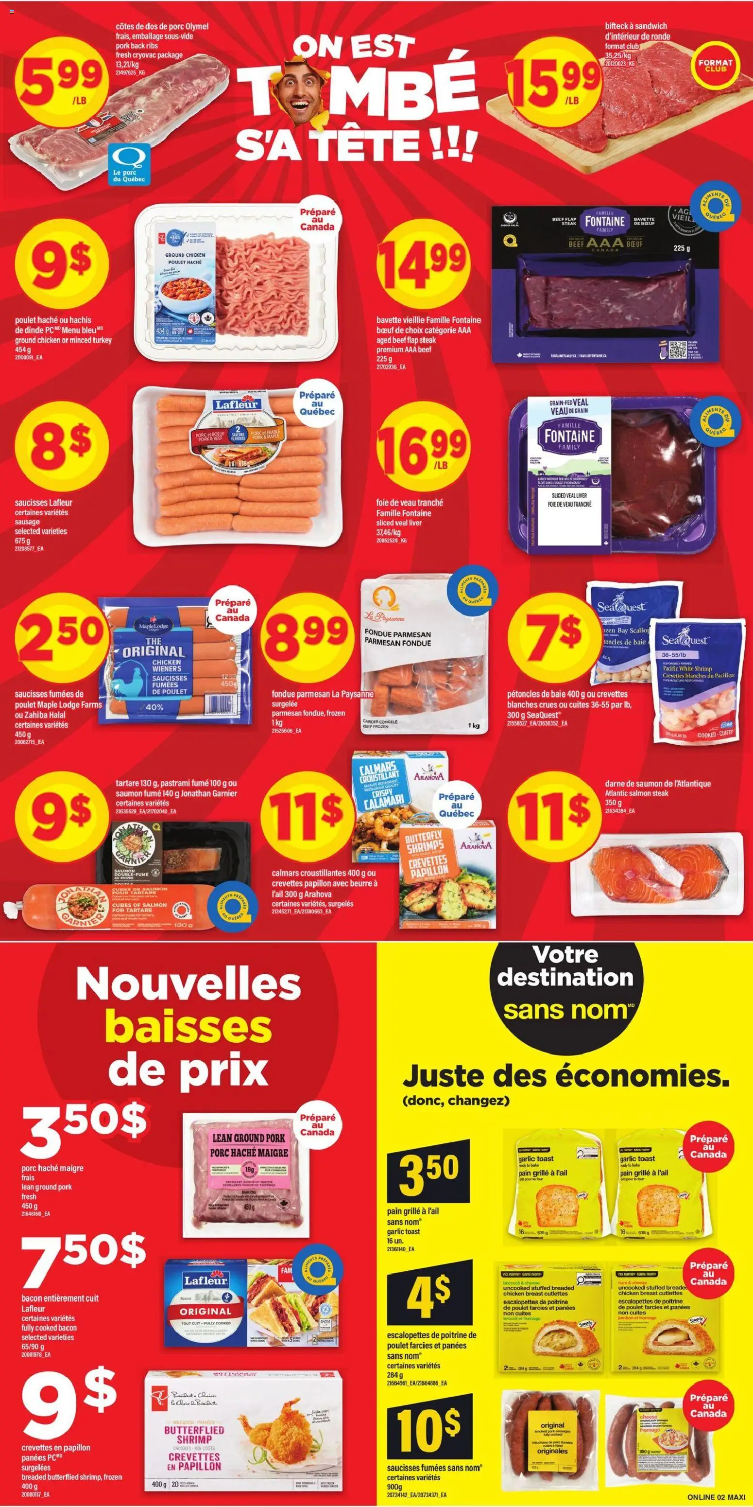 Maxi flyer valid from 23.04.2026 | Page: 5 | Products: Beef, Ham, Chicken, Pork