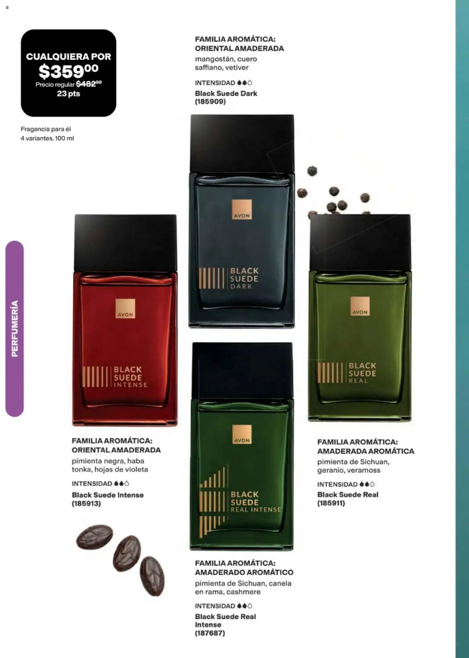 Nuevas ofertas de AVON válidas en toda la República Mexicana desde el 24.04.2026. ¡Encuentra las mejores ofertas en AVON campaña 7 2026! | Página: 108 | Productos: Pimienta, Fragancia