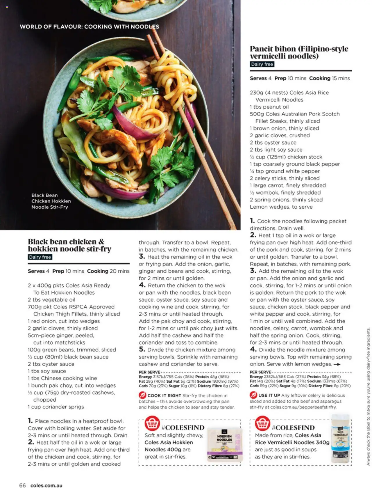 Coles catalogue - valid from 03.07.2025 | Page: 66 | Products: Dairy, Oil, Wine, Beef