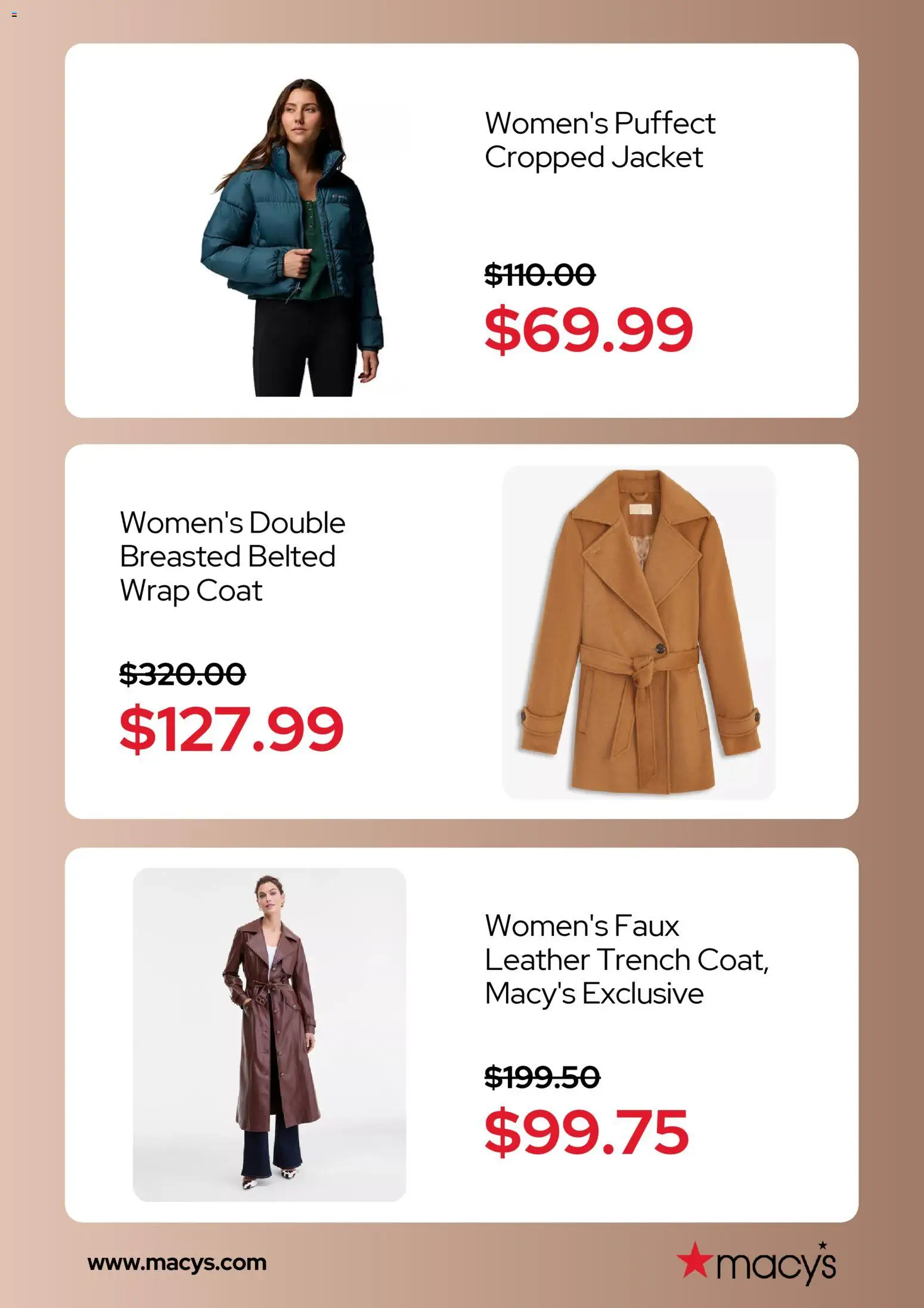 Macy's Weekly Ad - valid from 27.10.2025 | Page: 5 | Products: Jacket, Coat