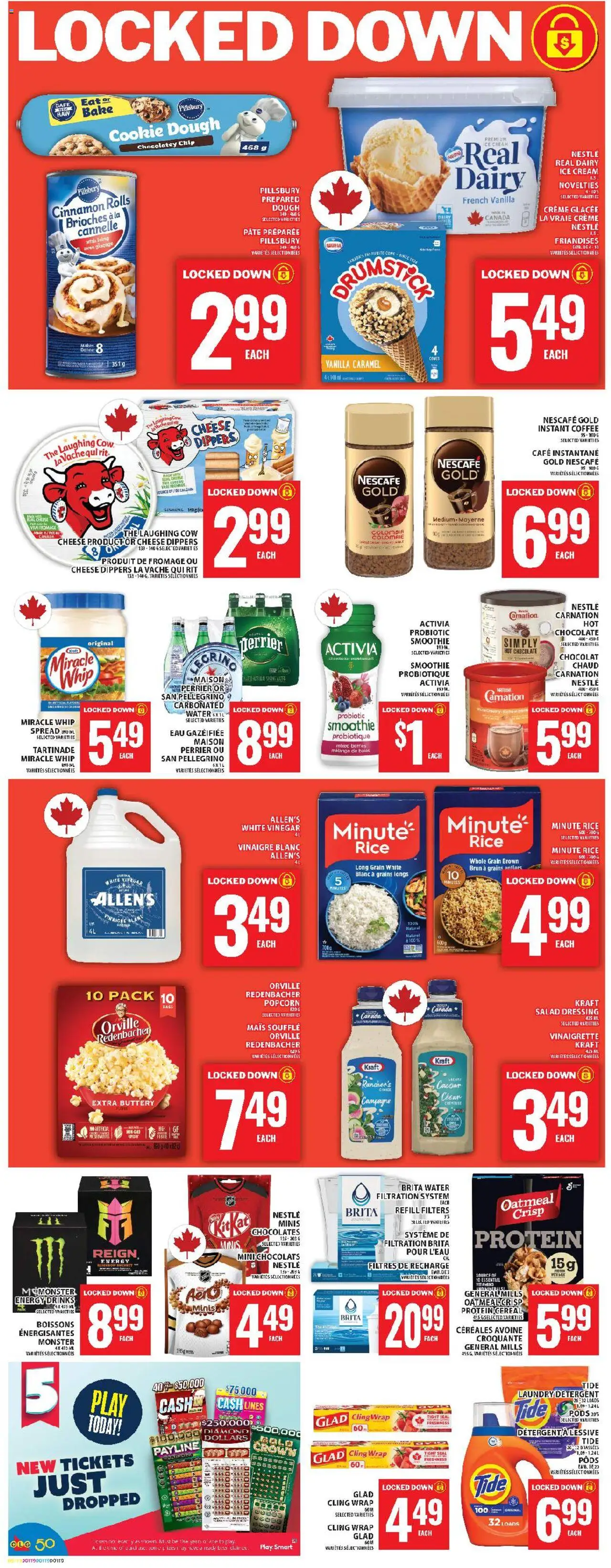 Food Basics flyer valid from 21.08.2025 | Page: 13 | Products: Rice, Cream, Salad, Cheese