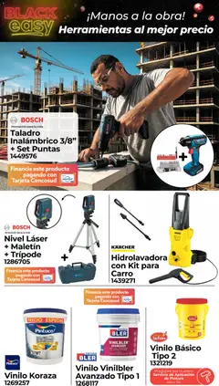 Easy - Black easy  -  Vista previa de la revista de la tienda Easy valido desde el 27.10.2025 | Página: 9 | Productos: Pintura, Hidrolavadora, Taladro, Maletin