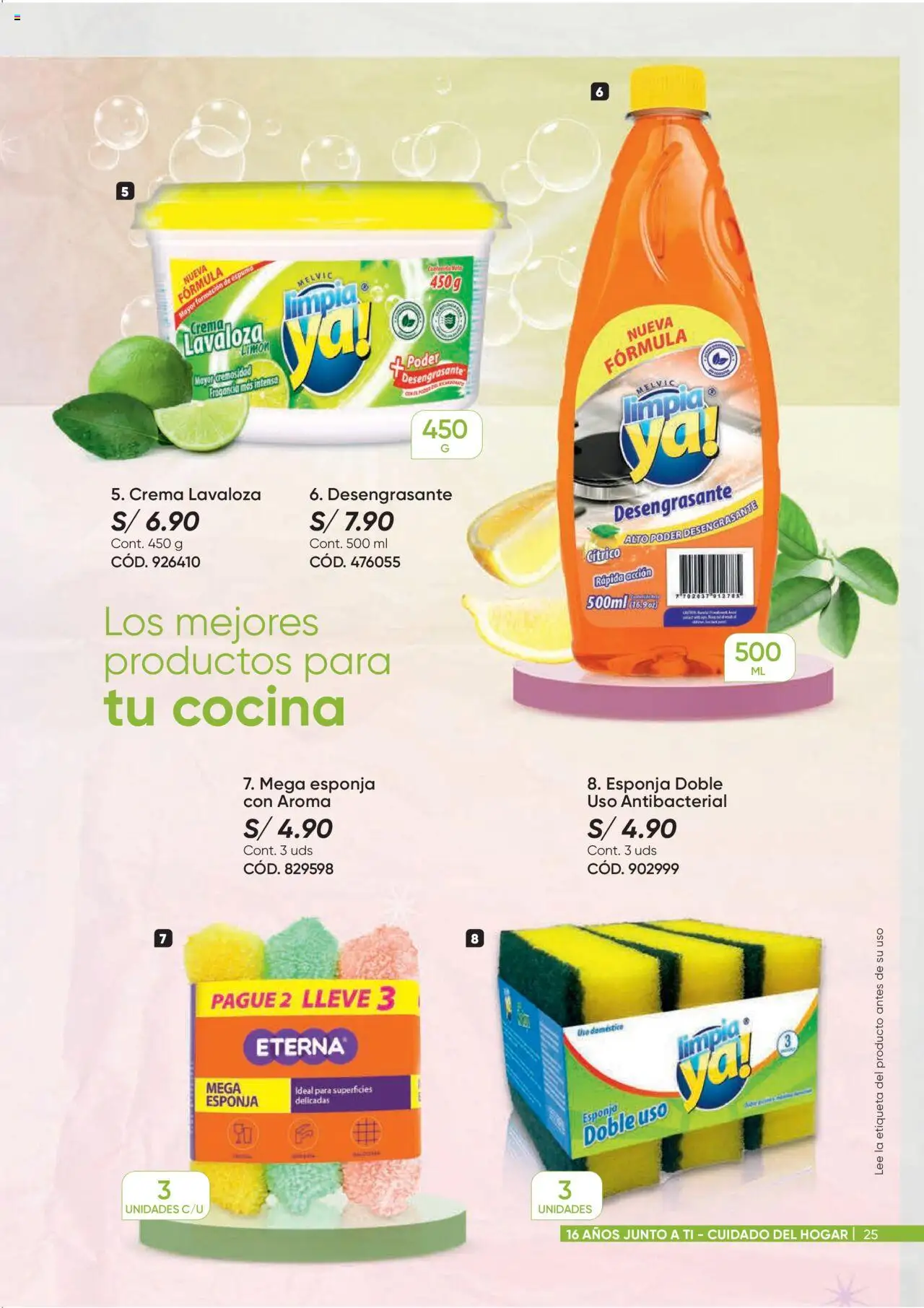 Catálogo Azzorti válido desde 15.09.2025 | Página: 25 | Productos: Esponja, Crema, Cocina, Fragancia