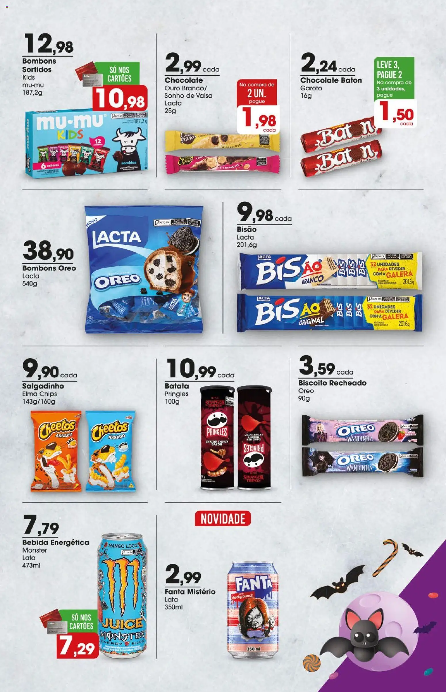 Zaffari Folheto - válido de 24.10.2025 | Página: 5 | Produtos: Elma Chips, Chocolate, Batata, Biscoito recheado