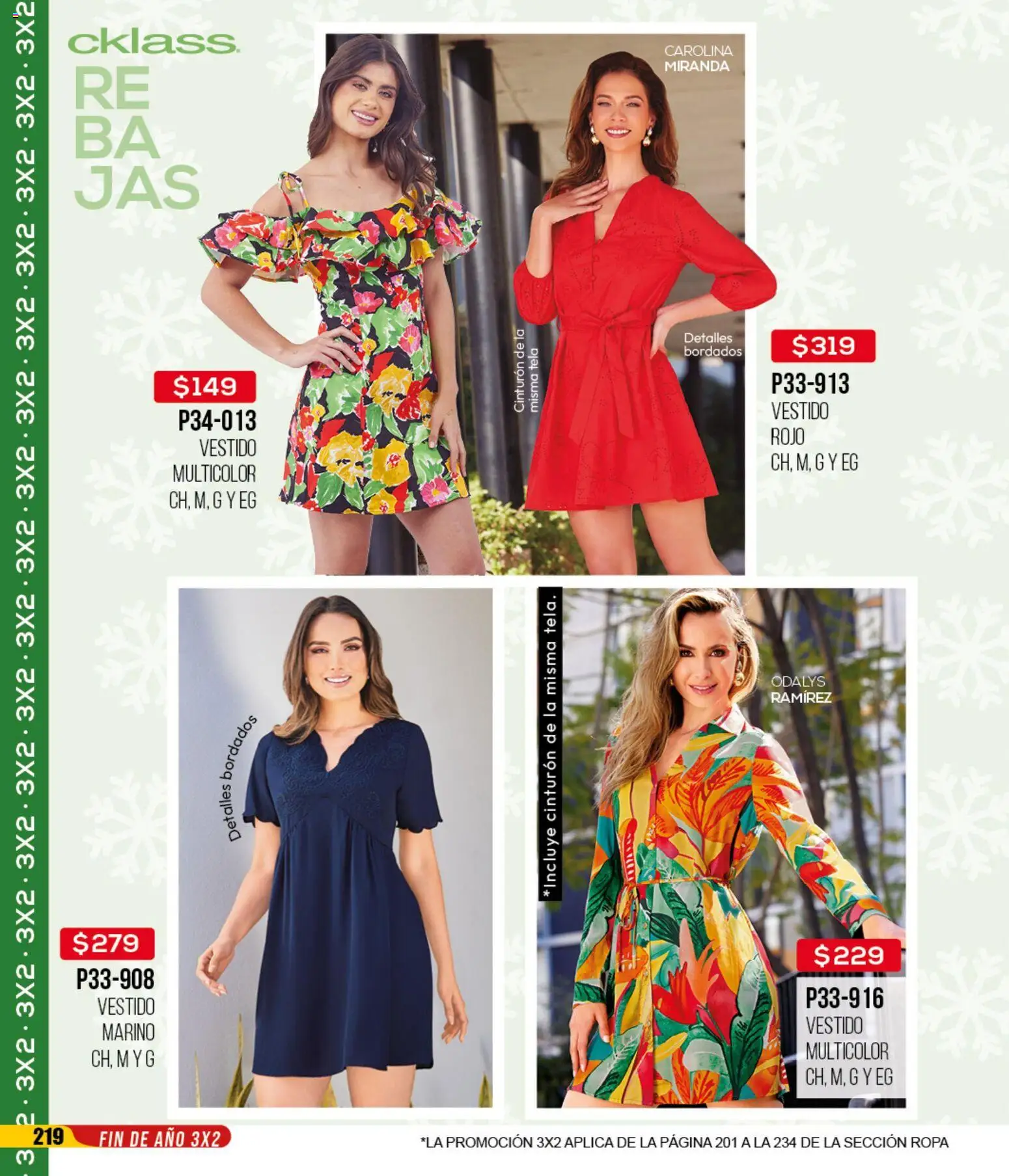 Nuevas ofertas de Cklass válidas en toda la República Mexicana desde el 15.12.2025. ¡Encuentra las mejores ofertas en Cklass catálogo Rebajas fin de año ropa! | Página: 220 | Productos: Cinturón, Ropa, Vestido