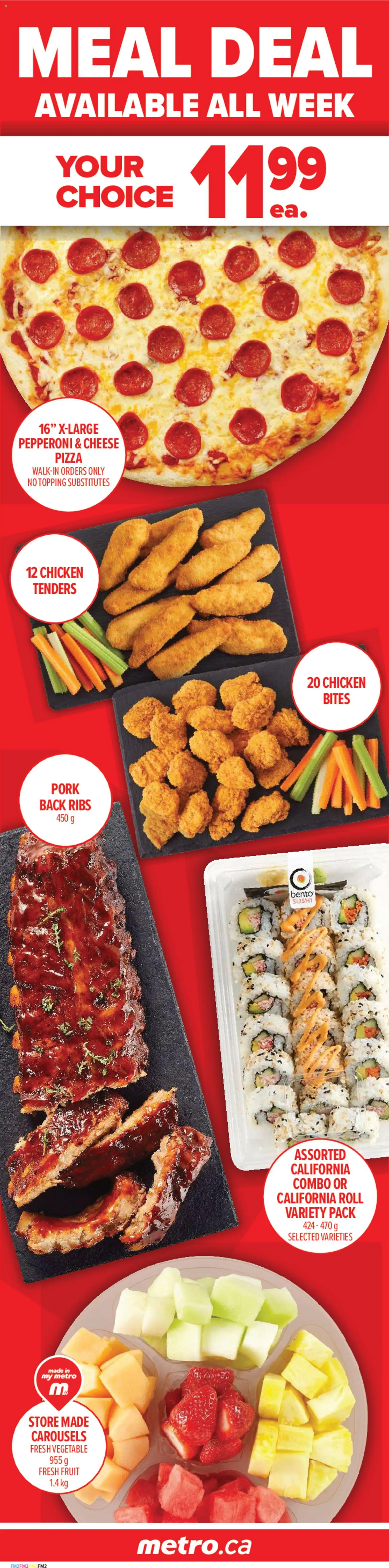 Metro flyer valid from 01.01.2026 | Page: 3 | Products: Cheese, Pizza, Chicken, Pork