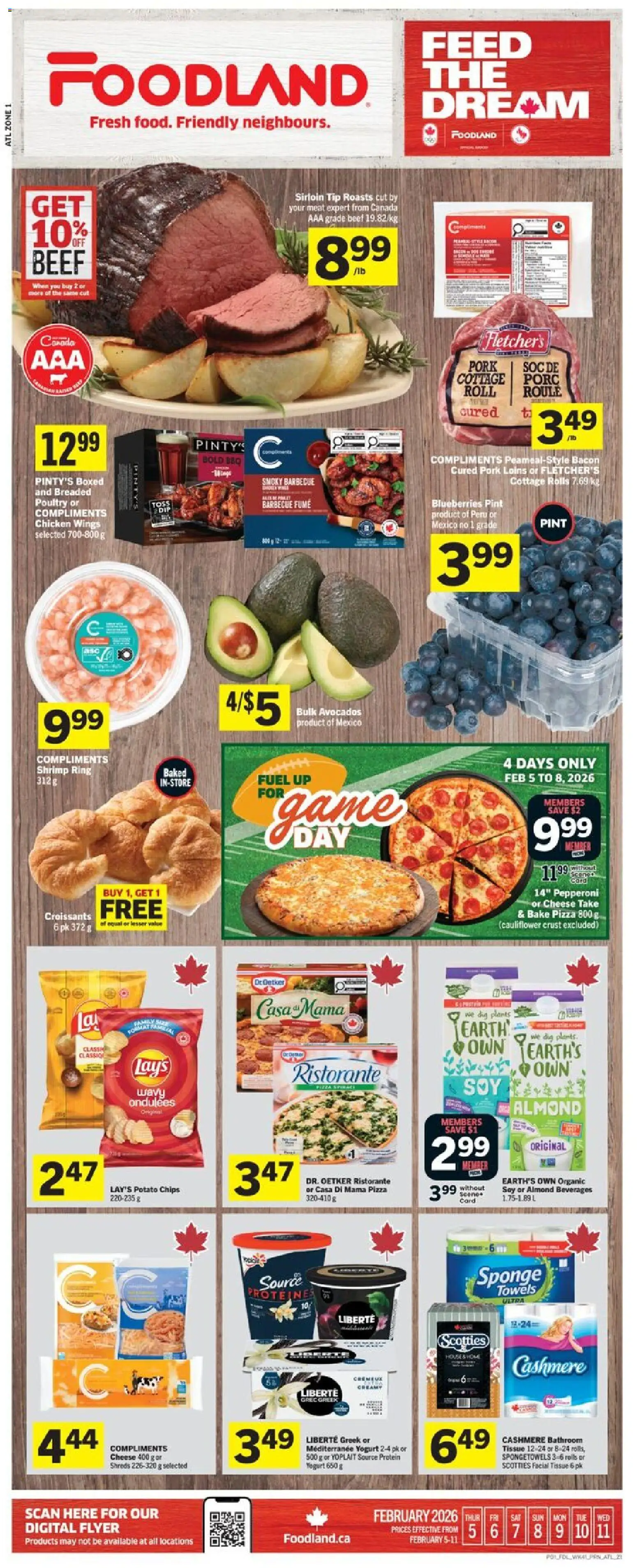 Foodland flyer valid from 05.02.2026 | Page: 1