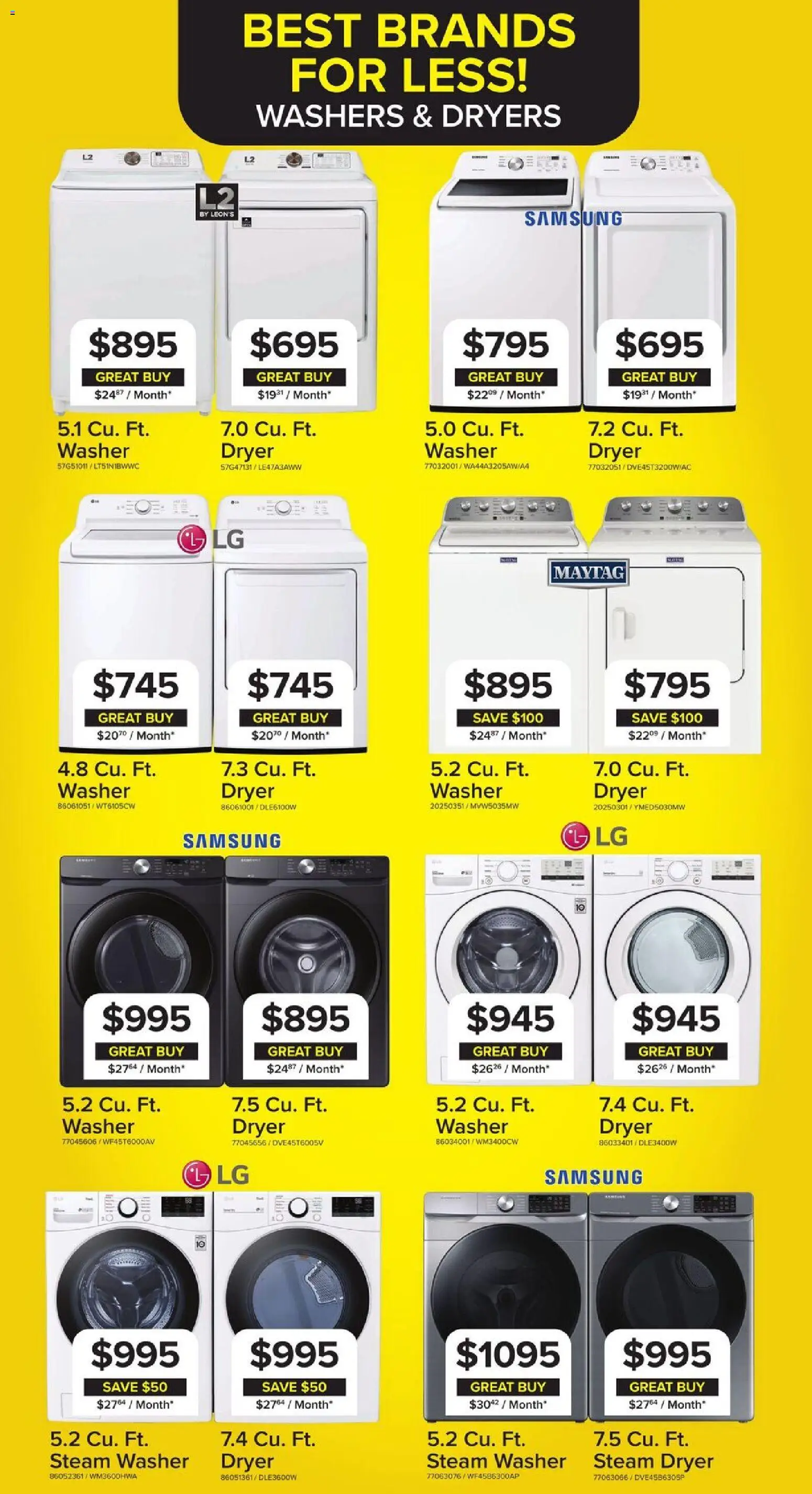 Leon's flyer valid from 29.01.2026 | Page: 8 | Products: Dryer