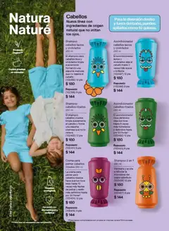 Vista previa de Natura campaña 17 2025, nuevo folleto de la tienda, válido en México a partir del 22.11.2025 | Página: 174 | Productos: Crema, Espuma, Acondicionador