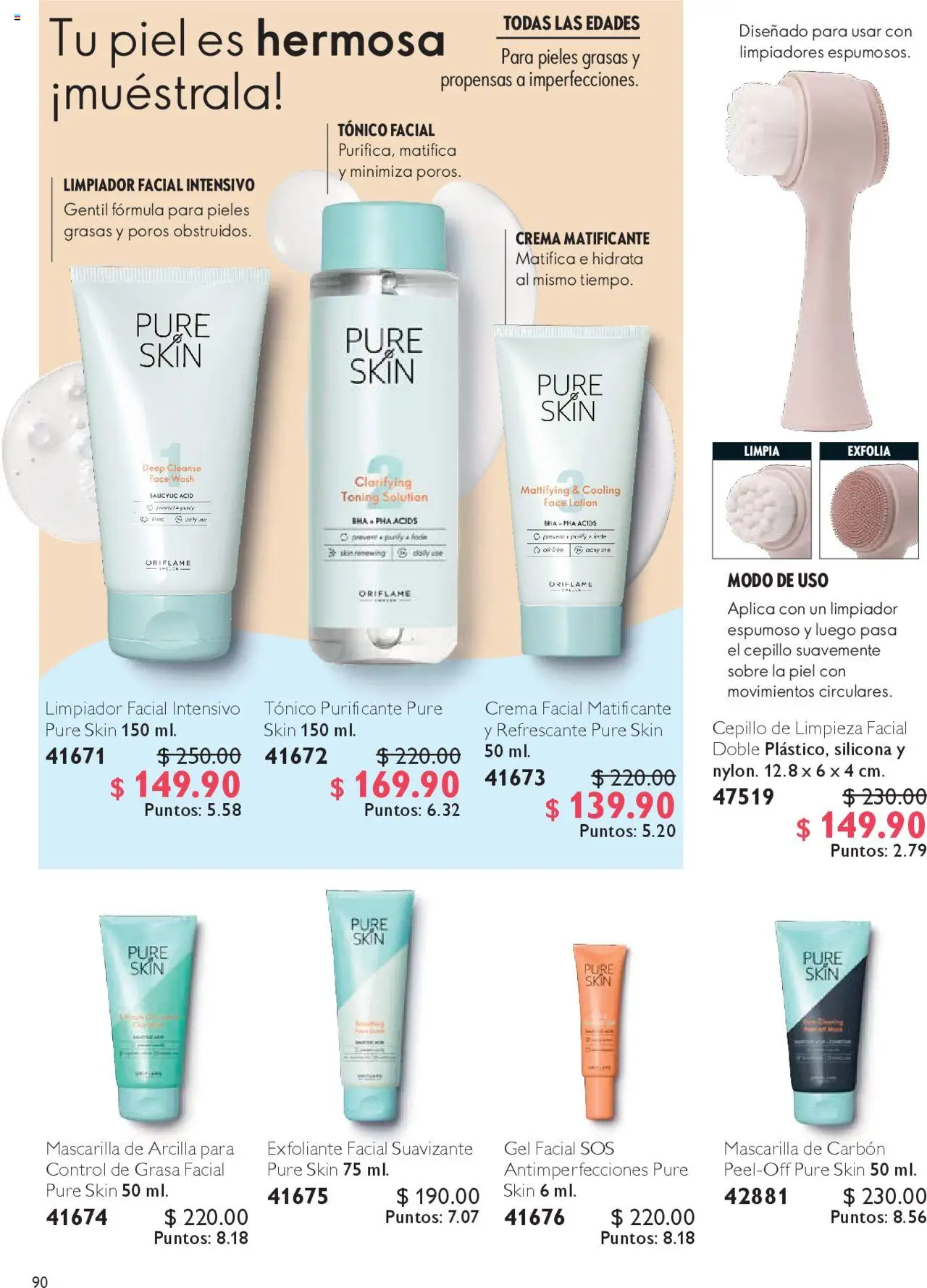 Nuevas ofertas de Oriflame válidas en toda la República Mexicana desde el 04.10.2025. ¡Encuentra las mejores ofertas en Oriflame - Campaña 14 2025! | Página: 90 | Productos: Crema, Exfoliante facial, Limpiador facial, Sobre