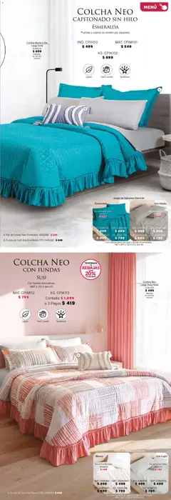 Vista previa de Colchas Concord catálogo, nuevo folleto de la tienda, válido en México a partir del 01.02.2026 | Página: 73