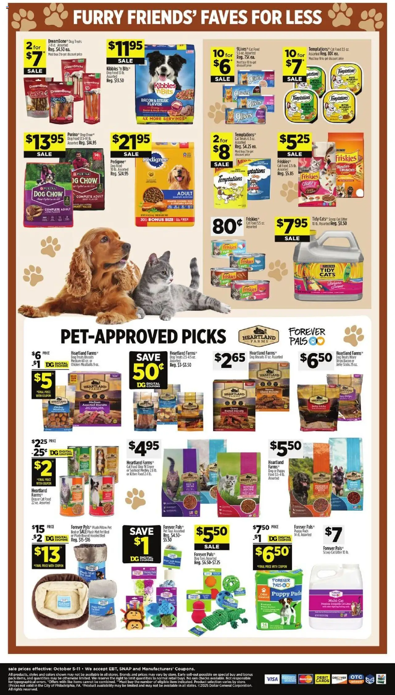 Dollar General Weekly Ad - TX - valid from 05.10.2025 | Page: 15 | Products: Pillow, Pet Toys, Fish, Pads
