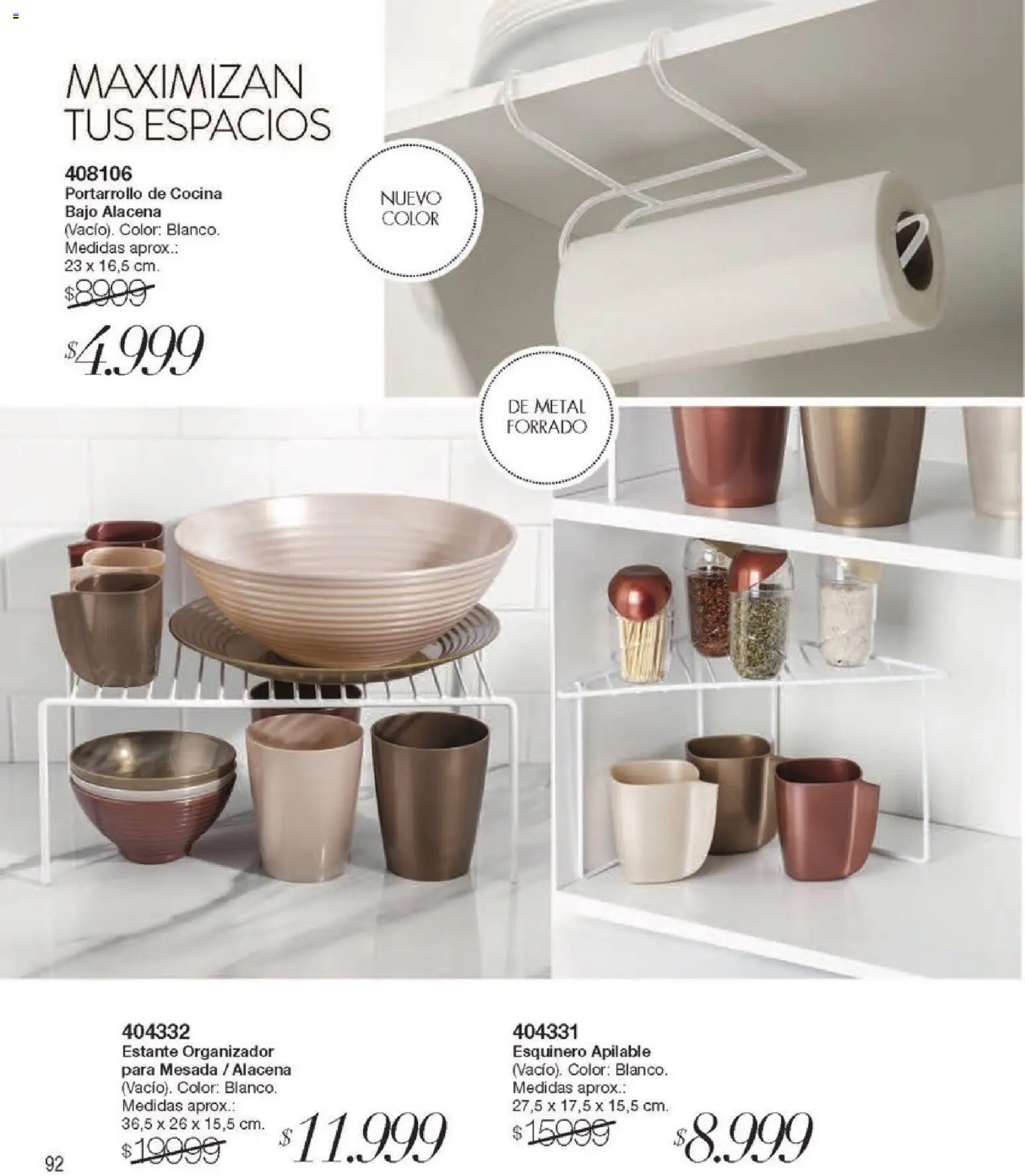 Violetta - Violetta Cosméticos │ válido desde el 30.03.2026 | Página: 92 | Productos: Organizador, Mesada, Cocina, Estante