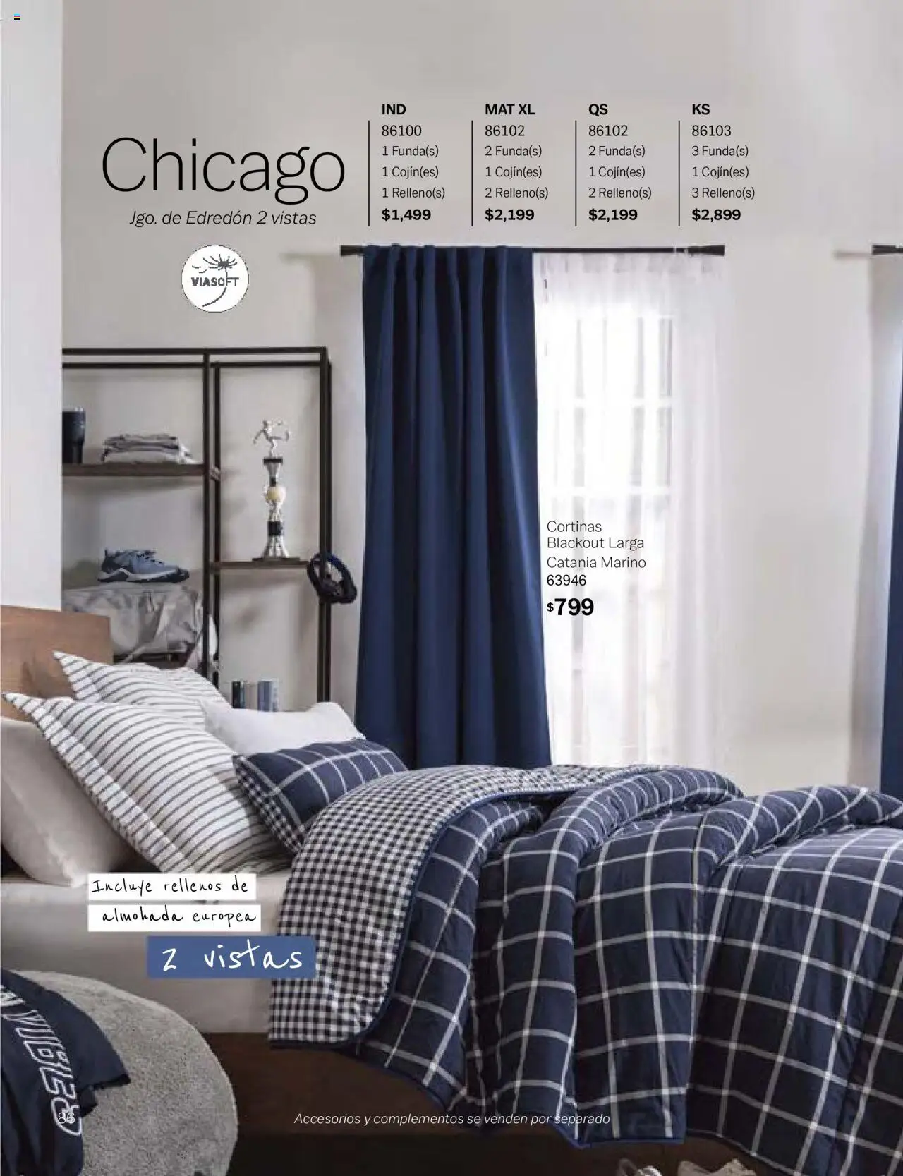 Nuevas ofertas de Vianney válidas en toda la República Mexicana desde el 24.01.2025. ¡Encuentra las mejores ofertas en Vianney catálogo Chavos! | Página: 88 | Productos: Almohada, Cortinas