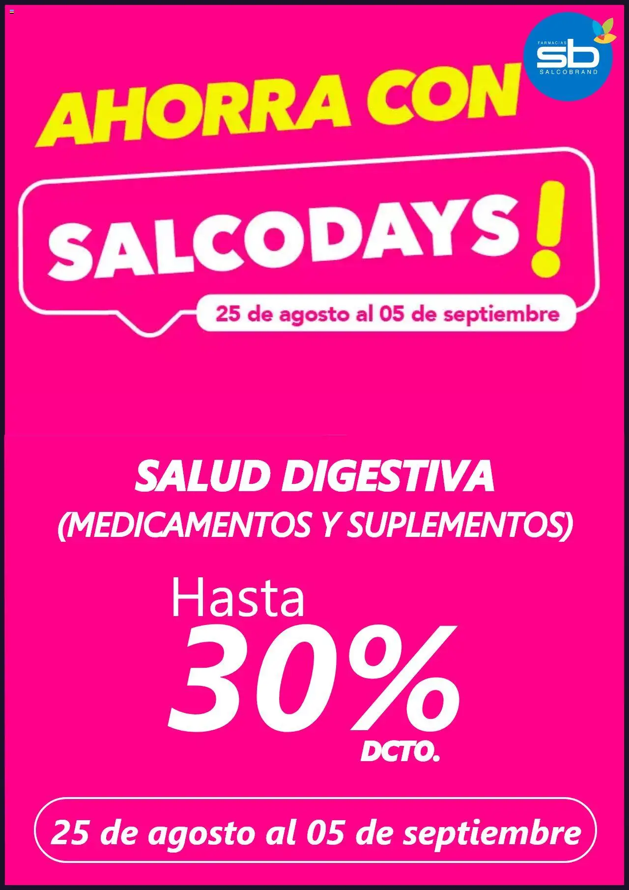 Salcobrand ofertas  │ válido desde el 25.08.2025 | Página: 1