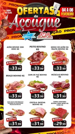 Estrela Azul - Ofertas do Açougue - Pré-Visualização do folheto da loja Estrela Azul, válido de 04.02.2026