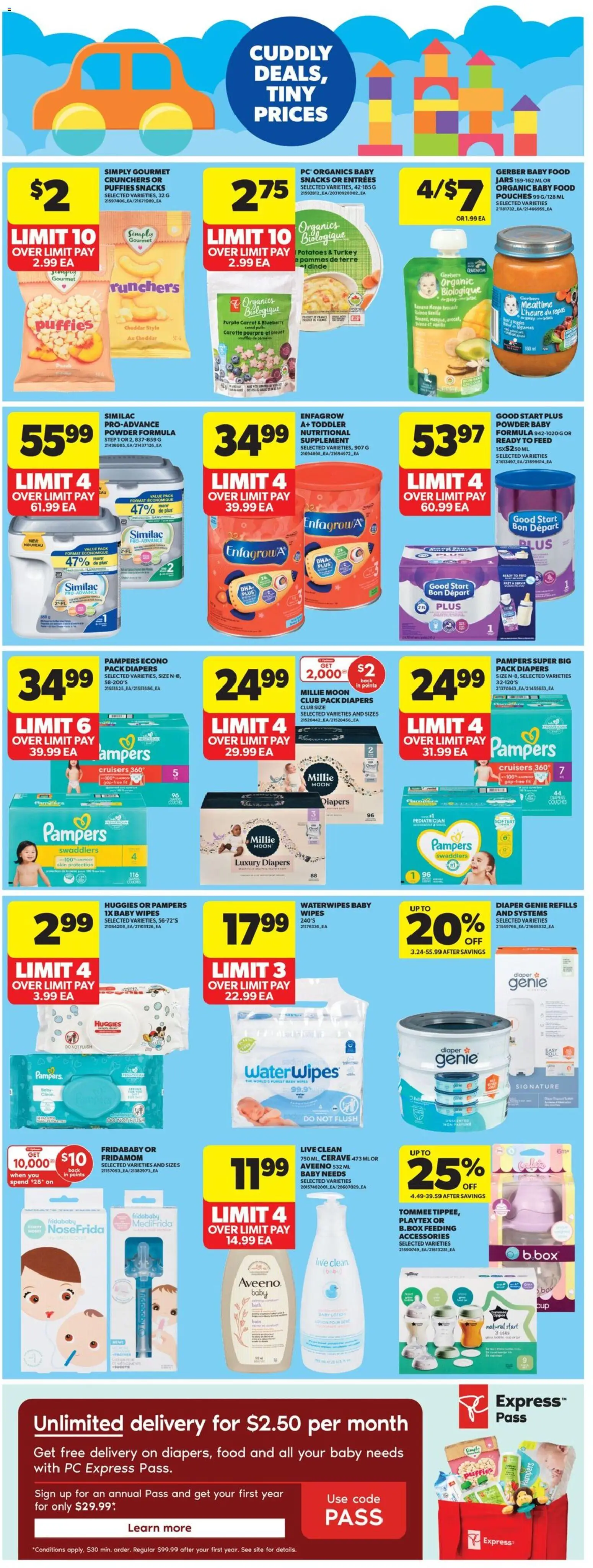 Real Canadian Superstore flyer valid from 22.01.2026 | Page: 24 | Products: PC, Potatoes, Powder, Bath