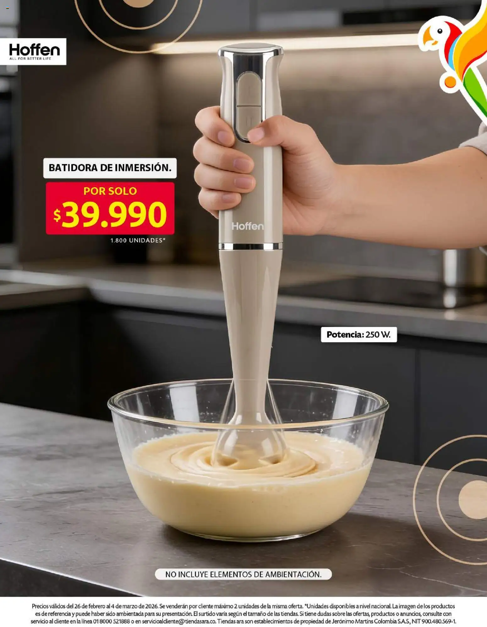 Ara revista - valida desde el 26.02.2026 | Página: 8 | Productos: Batidora, Sobre