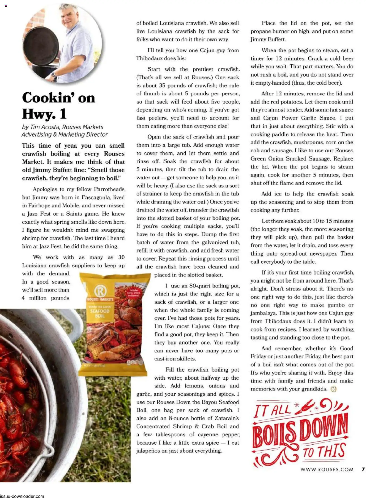 Rouses Magazine Spring 2026 - valid from 06.04.2026 | Page: 9 | Products: Water, Sauce, Seafood, Bag