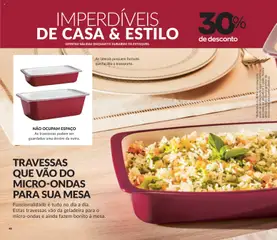 Avon - Campanha 02: Casa & Estilo Ofertas Voltas às Aulas - Pré-Visualização do folheto da loja Avon, válido de 06.01.2026 | Página: 46 | Produtos: Geladeira, Mesa, Microondas, Potes